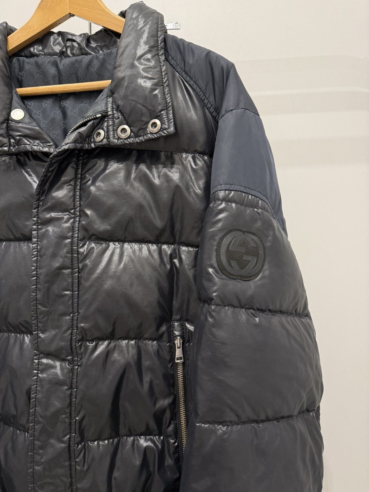 Gucci 🔥Vintage Gucci By Tom Ford Glance Down Puffer Jacket Archive Size US L / EU 52-54 / 3 - 8 Thumbnail