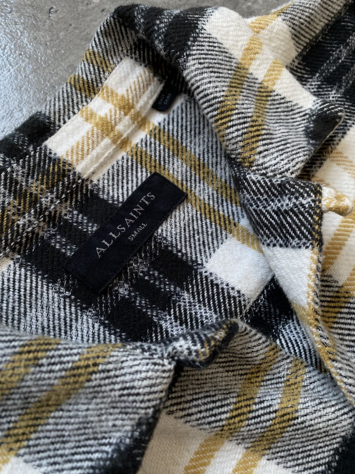Allsaints Allsaints Lenado LS Flannel Shirt Size US S / EU 44-46 / 1 - 3 Thumbnail