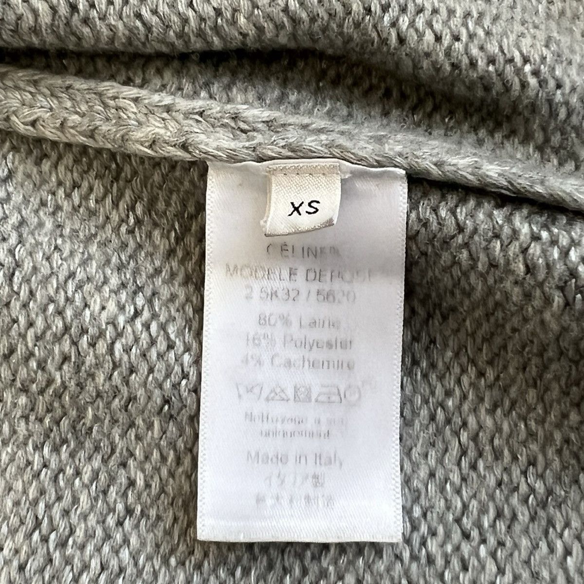 Celine Celine by Phoebe Philo Heavy Long Knit Cardigan Size US XS / EU 42 / 0 - 6 Thumbnail