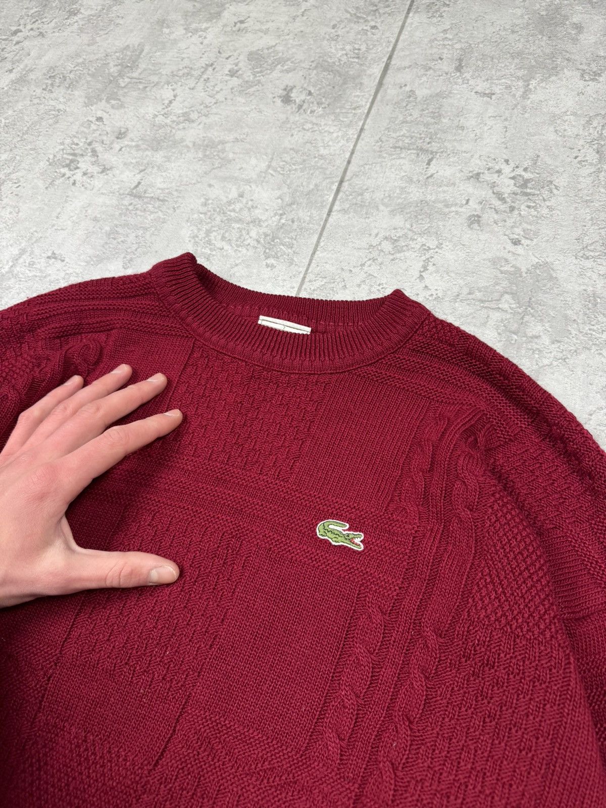 Lacoste Vintage Lacoste Y2K Sweater Size 7 Size US L / EU 52-54 / 3 - 4 Thumbnail