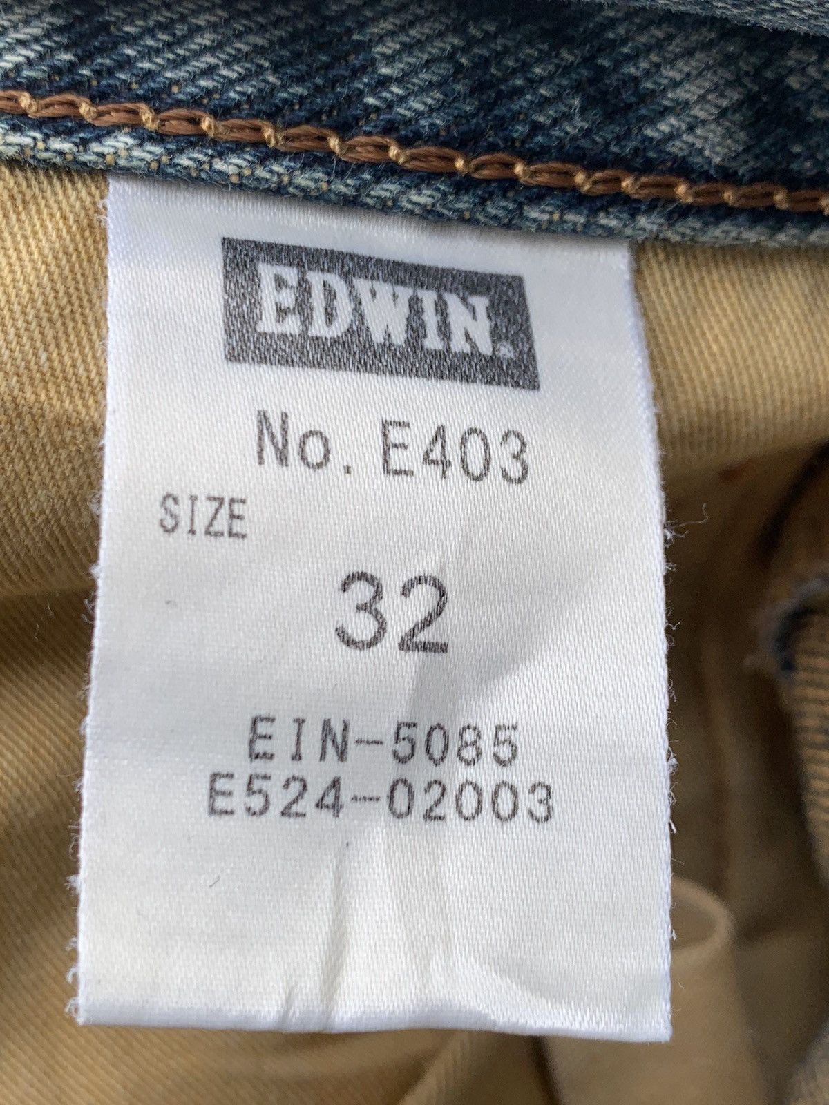 Edwin Edwin 403 International Basic Made In Japan Distressed Denim Size US 32 / EU 48 - 9 Thumbnail