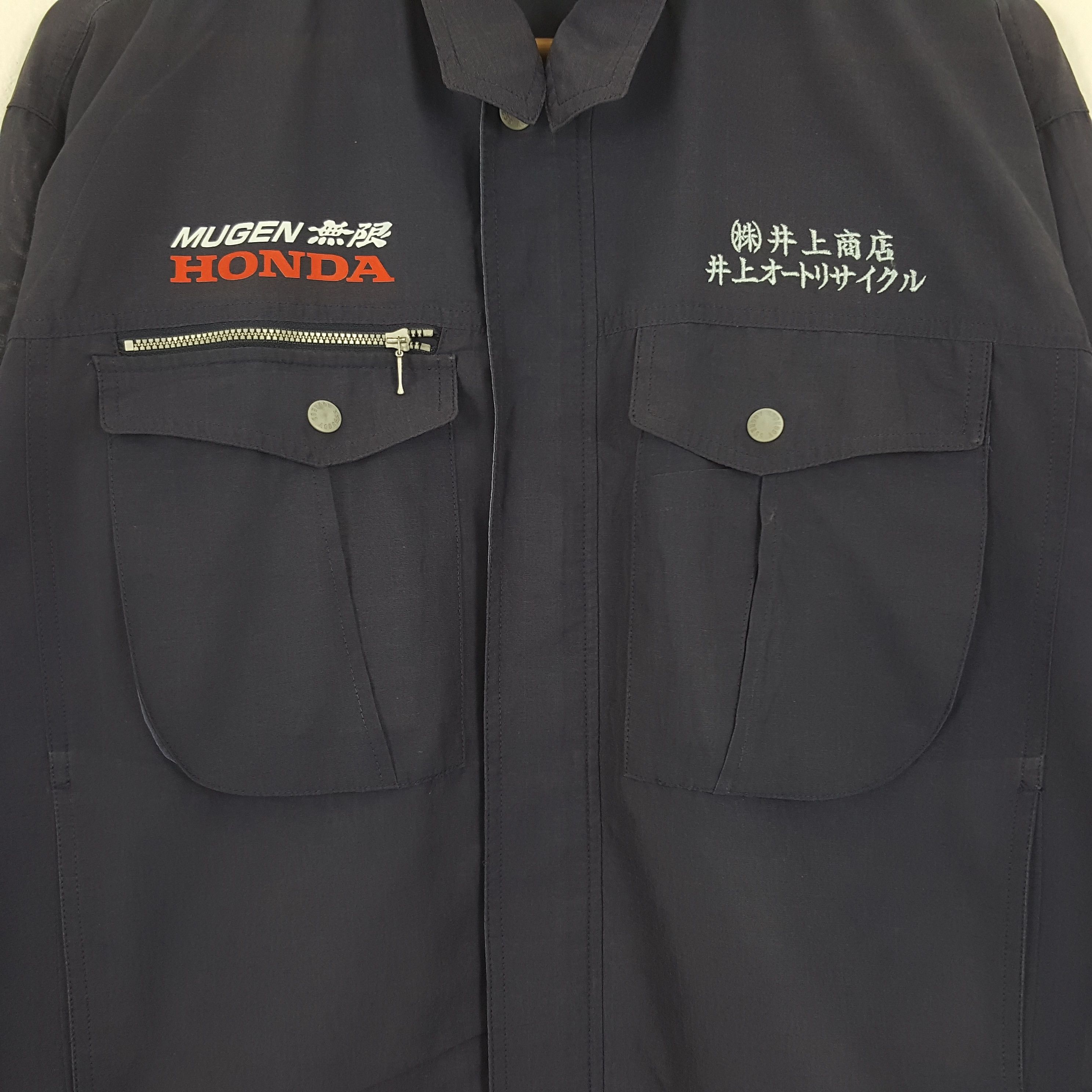 Honda × Japanese Brand × Vintage Vintage Mugen Honda Japanese Racing team Custom Art Jacket Size US L / EU 52-54 / 3 - 4 Thumbnail
