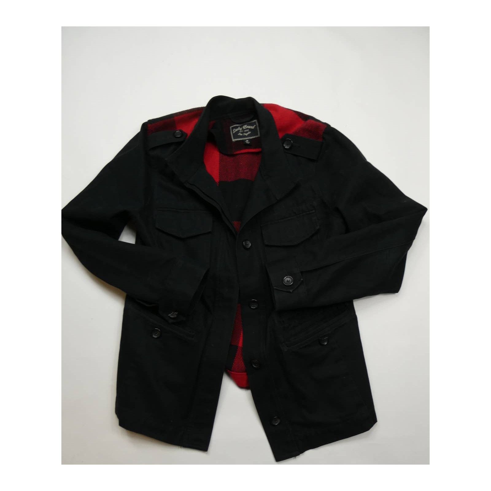 Lucky Brand LUCKY BRAND canvas jacket with flannel back, medium, NEW Size M / US 6-8 / IT 42-44 - 1 Thumbnail