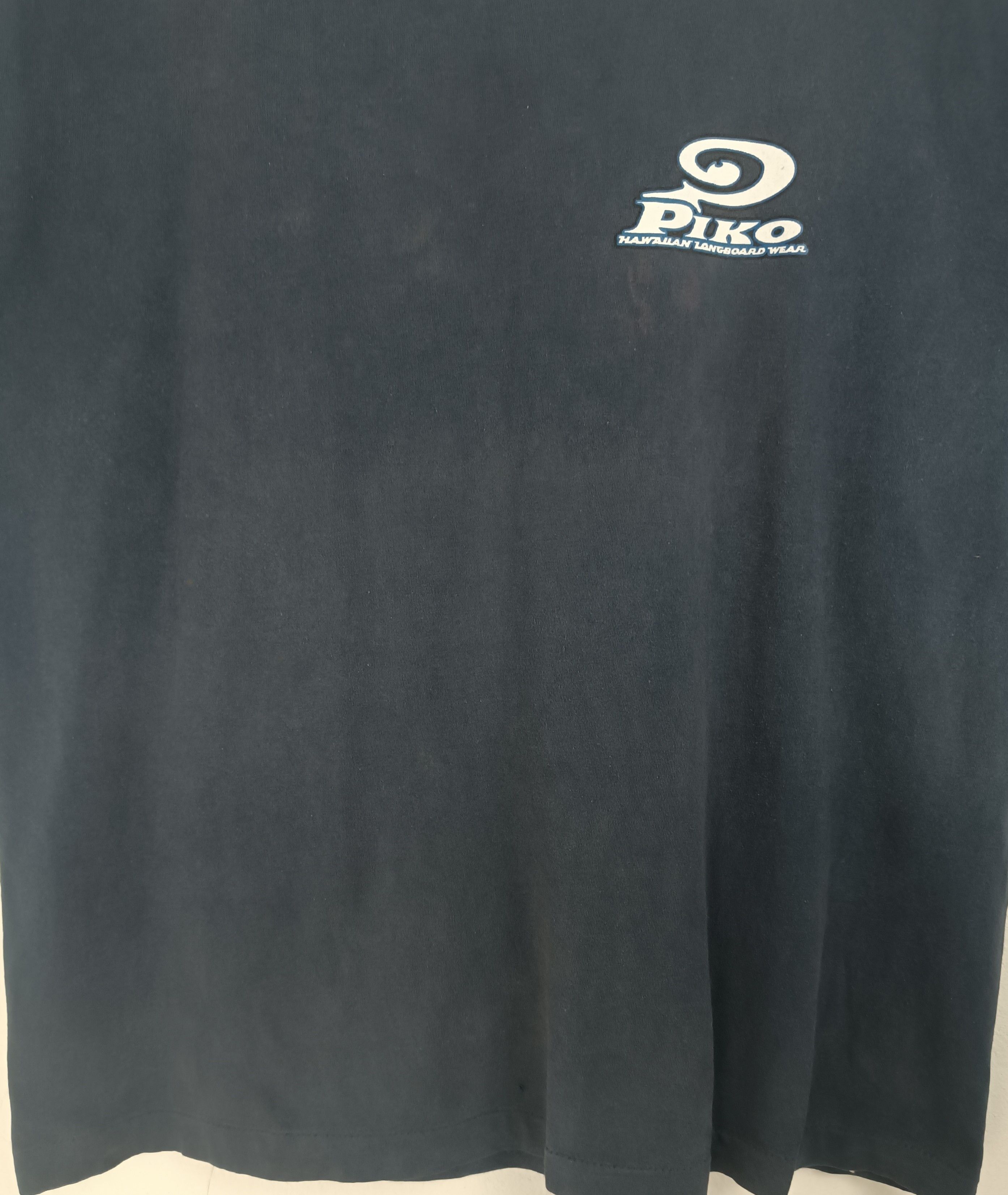 Vintage VINTAGE 90'S FADED PIKO HAWAIIAN LONGBOARD T&C SURF BEACH Size US M / EU 48-50 / 2 - 14 Thumbnail