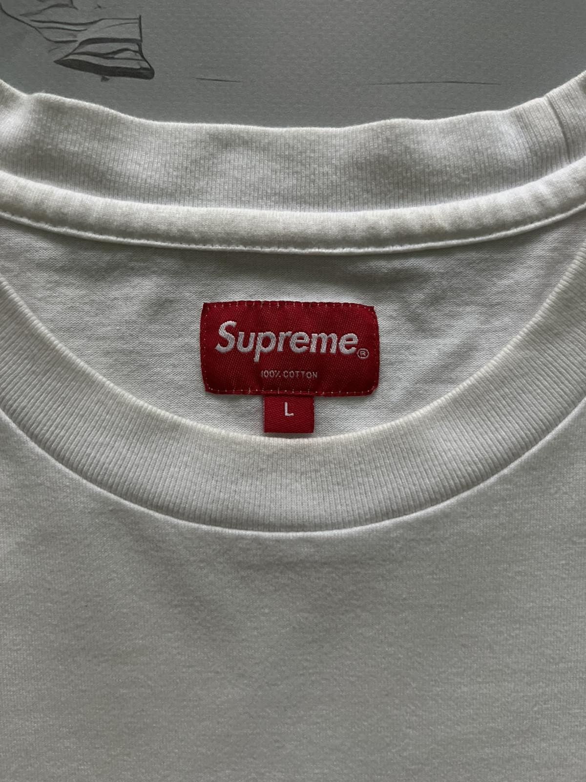 Supreme Supreme Streetwear Luxury Tee Skateboarding Cotton White Size US L / EU 52-54 / 3 - 5 Thumbnail