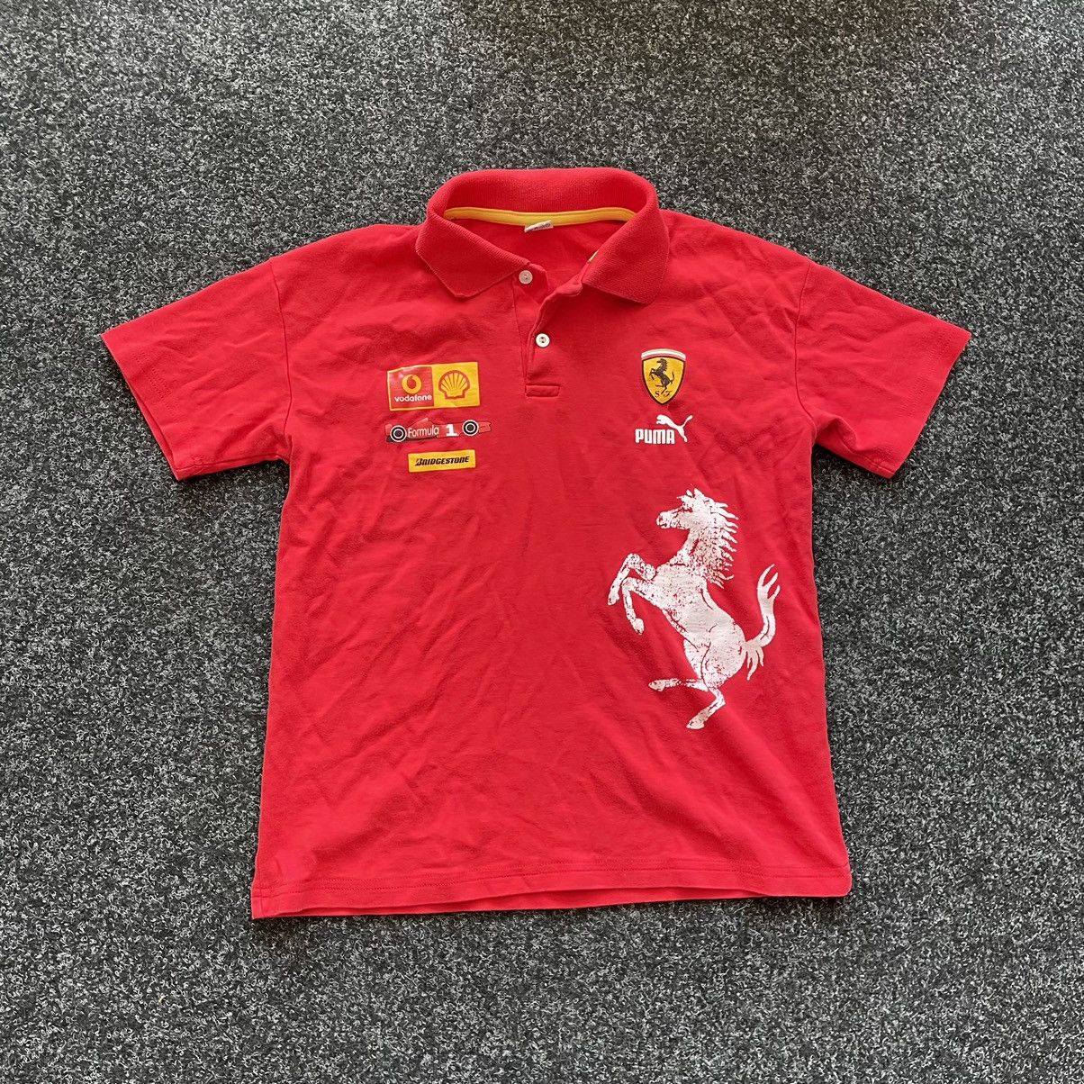 Ferrari × Vintage Ferrari 1947 tee polo shirt formula uno f1 pilota moto racin Size US S / EU 44-46 / 1 - 1 Thumbnail