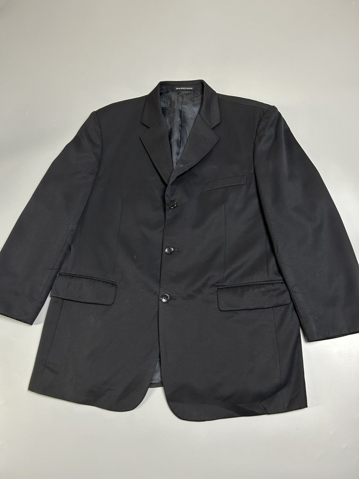 Balenciaga Vintage Baleciaga Men Blazer Size 44R - 1 Thumbnail