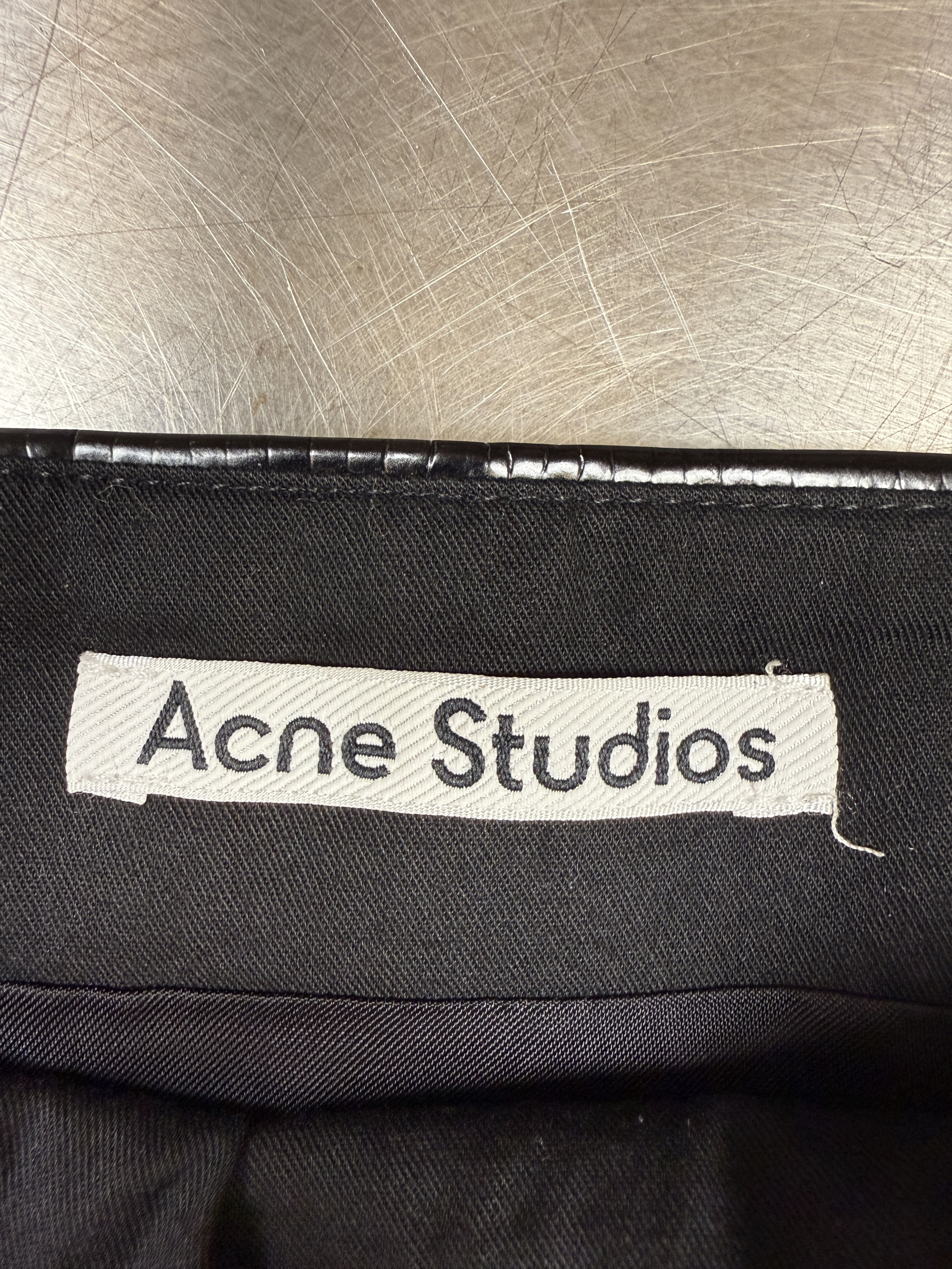 Acne Studios $450 Acne Studios Zip Mini Skirt Size 27" / US 4 / IT 40 - 9 Thumbnail