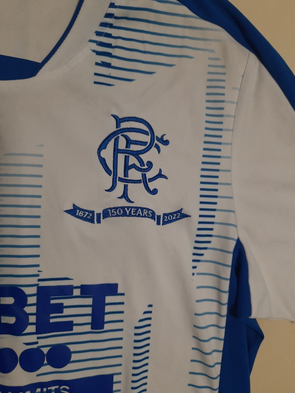 Other Castore Glasgow Rangers Jersey 150th Anniversary 2021-2022 Size US M / EU 48-50 / 2 - 8 Thumbnail