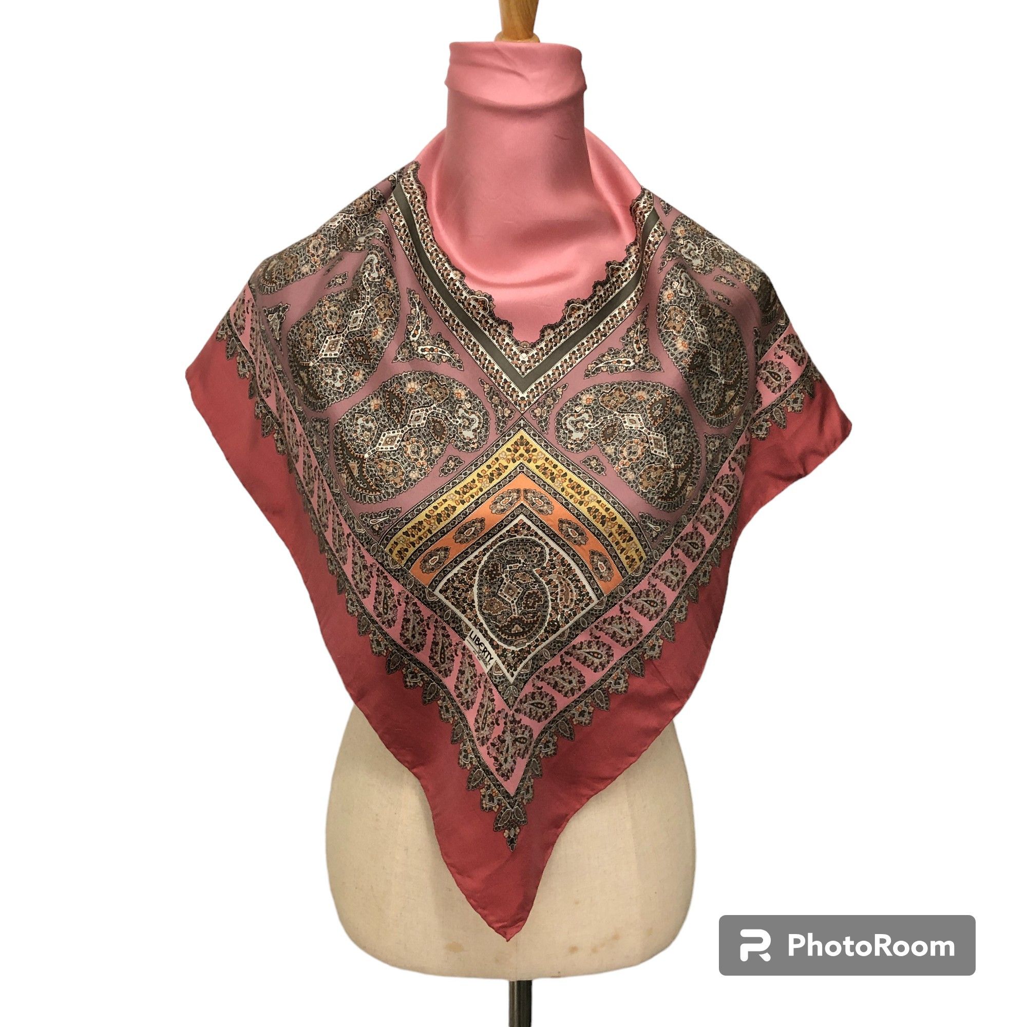 Liberty Liberty Of London Hand Rolled Paisley Silk Scarf M1149 Size ONE SIZE - 1 Thumbnail