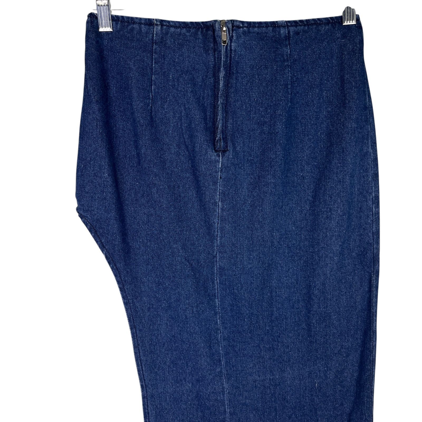 superdown Superdown Tirza Maxi Skirt Denim 24 New Size 24" / US 00 / IT 34 - 3 Thumbnail