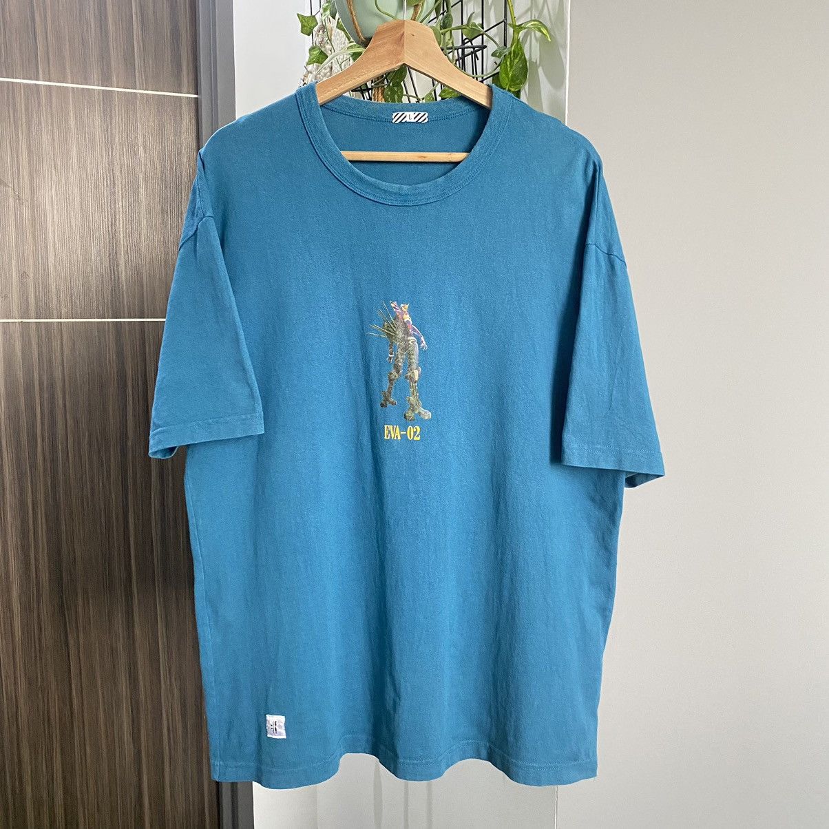 Anime Faded Eva-02 Neon Genesis Anime ERD GRUNGE GU TEE Size US L / EU 52-54 / 3 - 1 Thumbnail