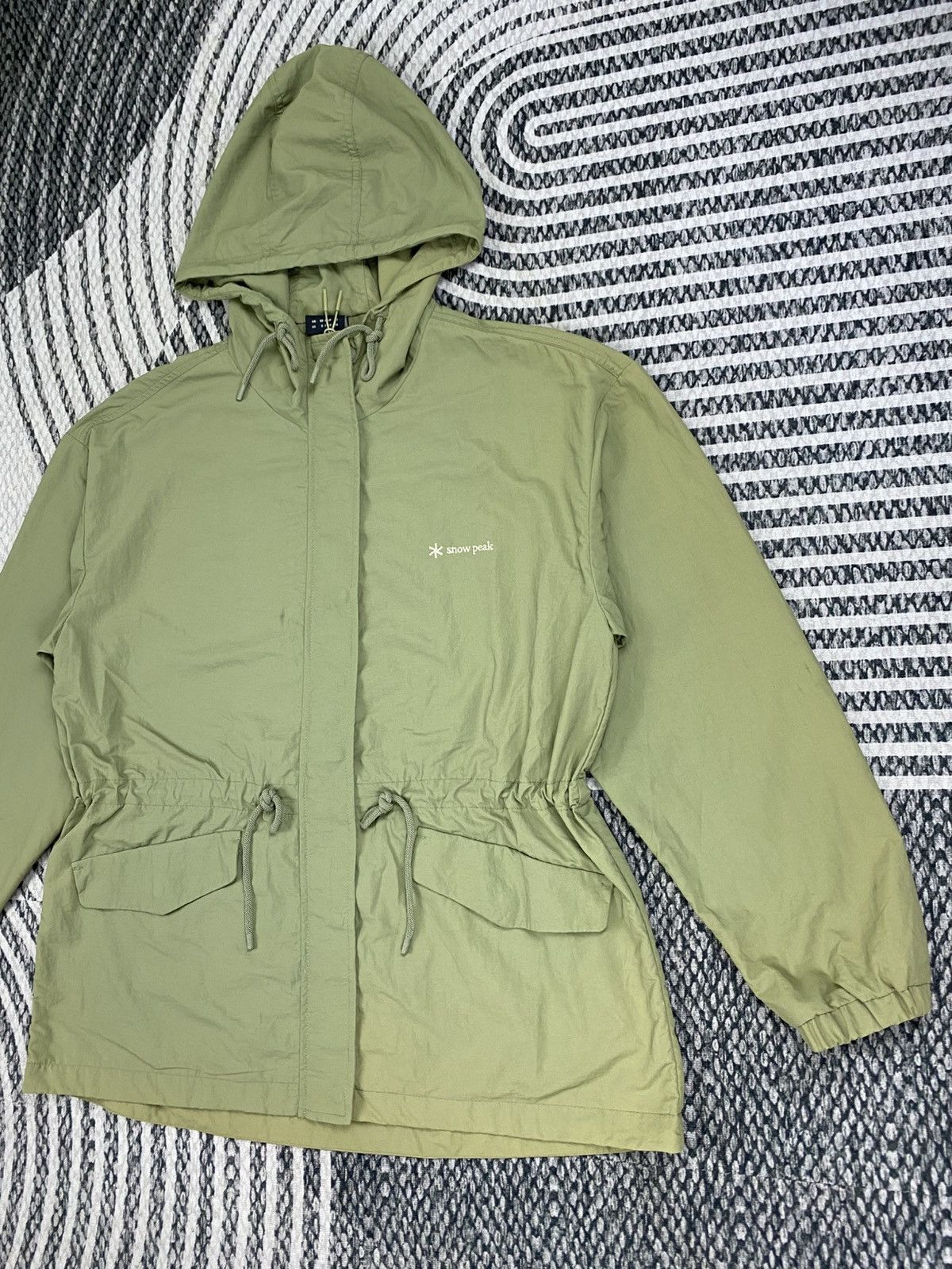 Snow Peak Vintage Snow Peak Light Green In Parka Style Hooded Jacket Size M / US 6-8 / IT 42-44 - 4 Thumbnail