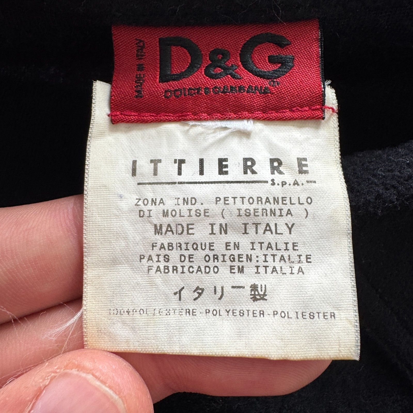 Dolce & Gabbana Vintage Dolce & Gabbana Sport Fleece Y2K Sweatshirt 00s DG Size S / US 4 / IT 40 - 10 Thumbnail