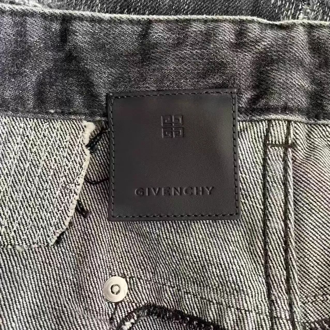 Givenchy Givenchy Boro Black Denim Distressed Jeans Travis Scott 34 Size US 34 / EU 50 - 3 Thumbnail