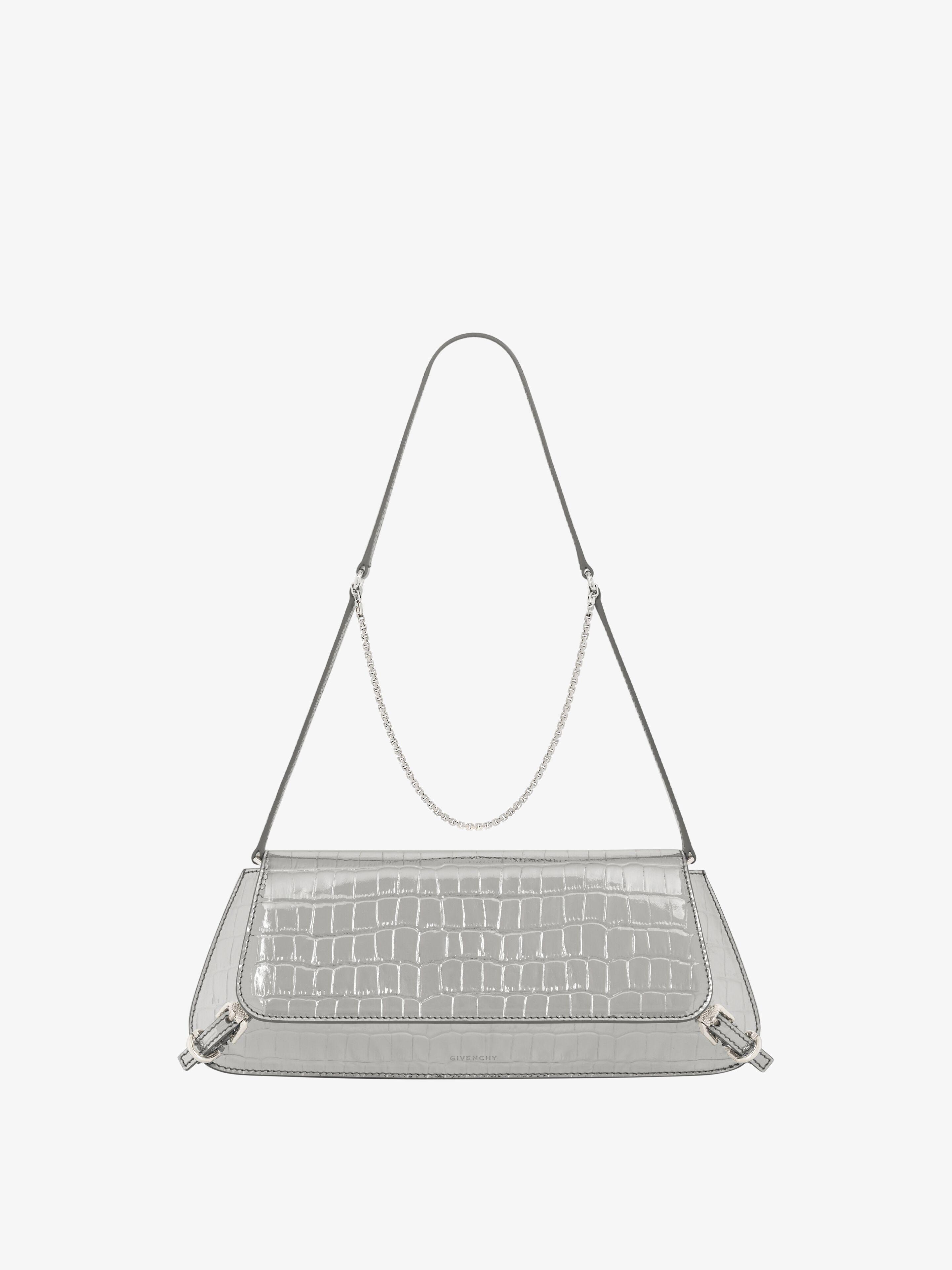 Givenchy oc11z0725 Size: OS / Voyou Clutch Bag in Light Silvery Size ONE SIZE - 1 Thumbnail