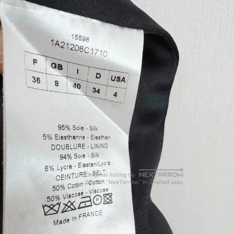 Dior Dior Black Women's Spring Autumn Trench Coat . Size S / US 4 / IT 40 - 3 Thumbnail