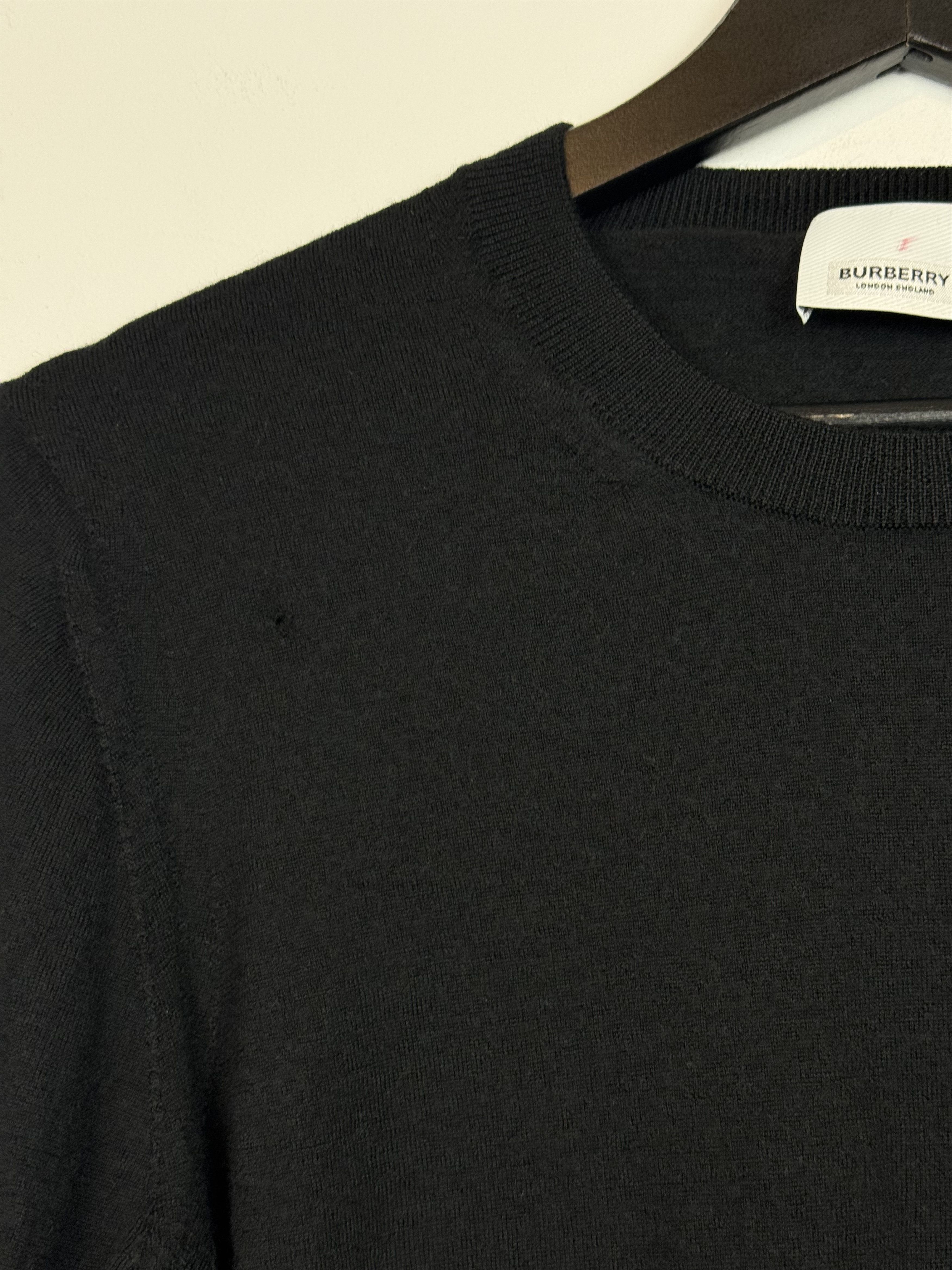 Burberry Burberry Wool Jumper Sweater Black Size XL Size US XL / EU 56 / 4 - 5 Thumbnail