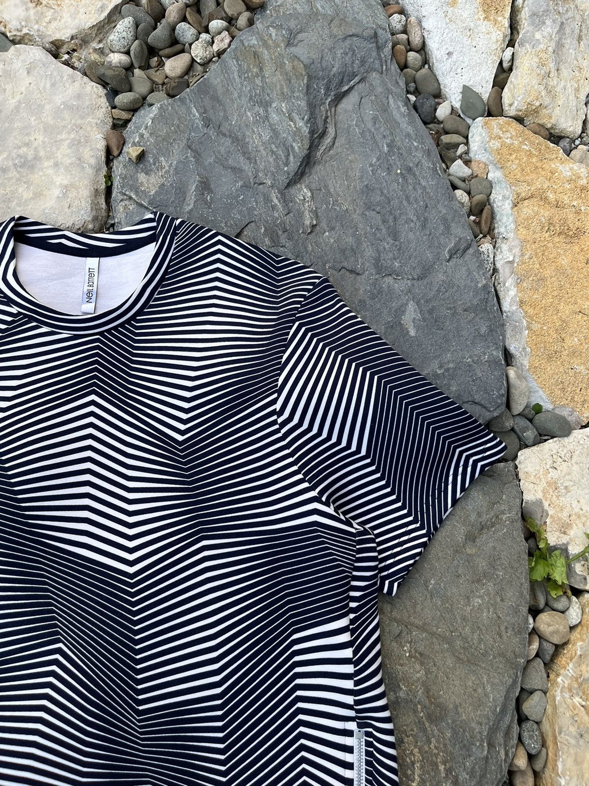 Neil Barrett Neil Barrett heavy sponge illusion all over print tee tshirt Size US L / EU 52-54 / 3 - 2 Thumbnail