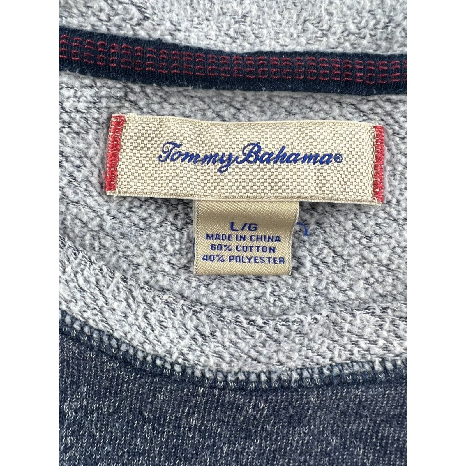 Tommy Bahama Tommy Bahama Sweater Adult Large Blue Lightweight Silk Blend Casual Mens Pullover Crew Neck Long Sleeve Solid Logo Size US L / EU 52-54 / 3 - 3 Thumbnail