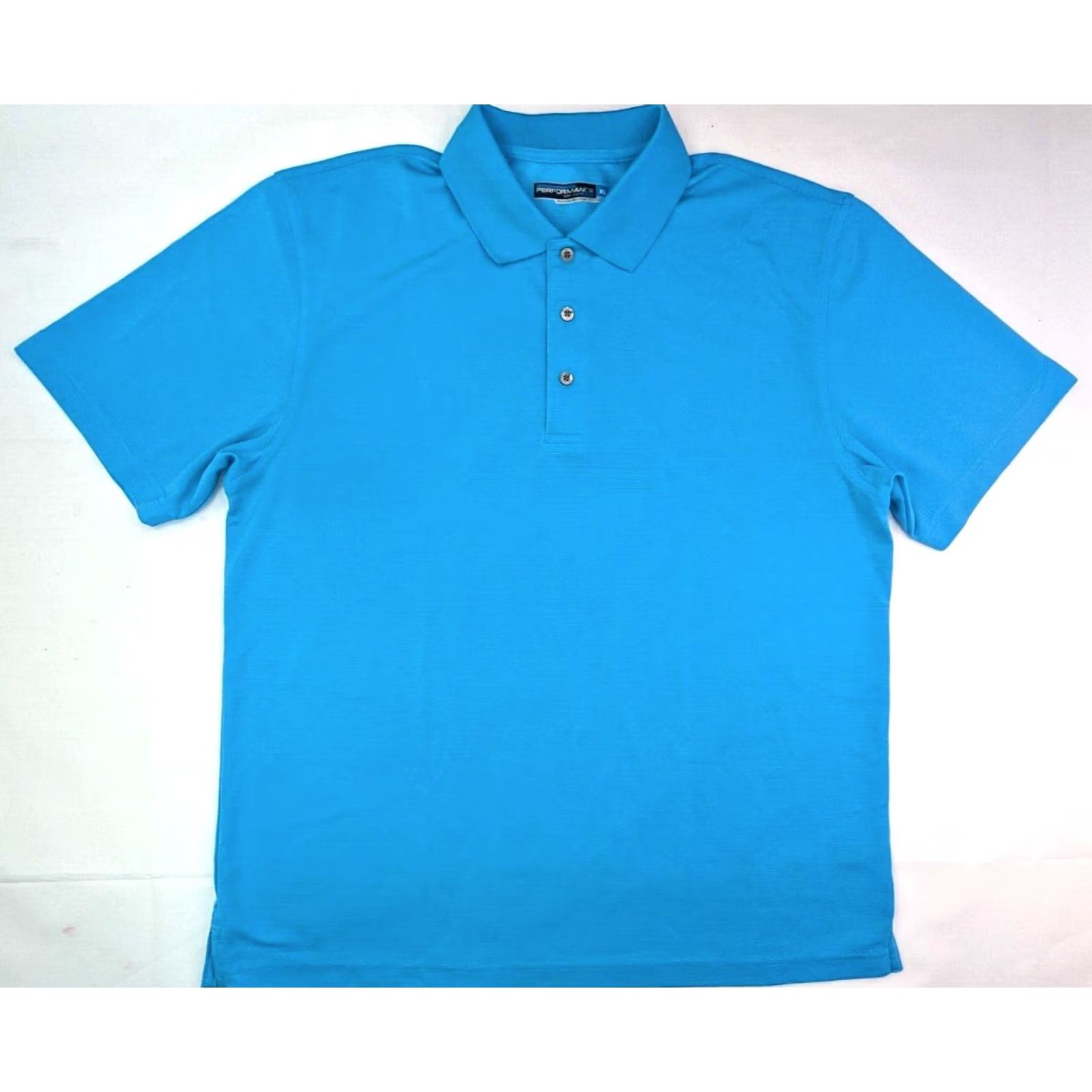 Roundtree & Yorke Roundtree & Yorke Derby City Performance Golf Polo Mens XL Multicolor Stitch Shirt Short Sleeve Chest 48 in Regular Fit Boys? Size US XL / EU 56 / 4 - 7 Thumbnail