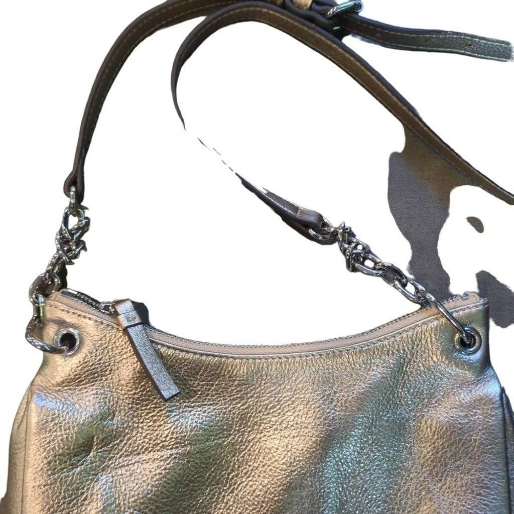 Vince Camuto Vince Camuto Pale Gold Leather Crossbody Shoulder Bag Size ONE SIZE - 3 Thumbnail