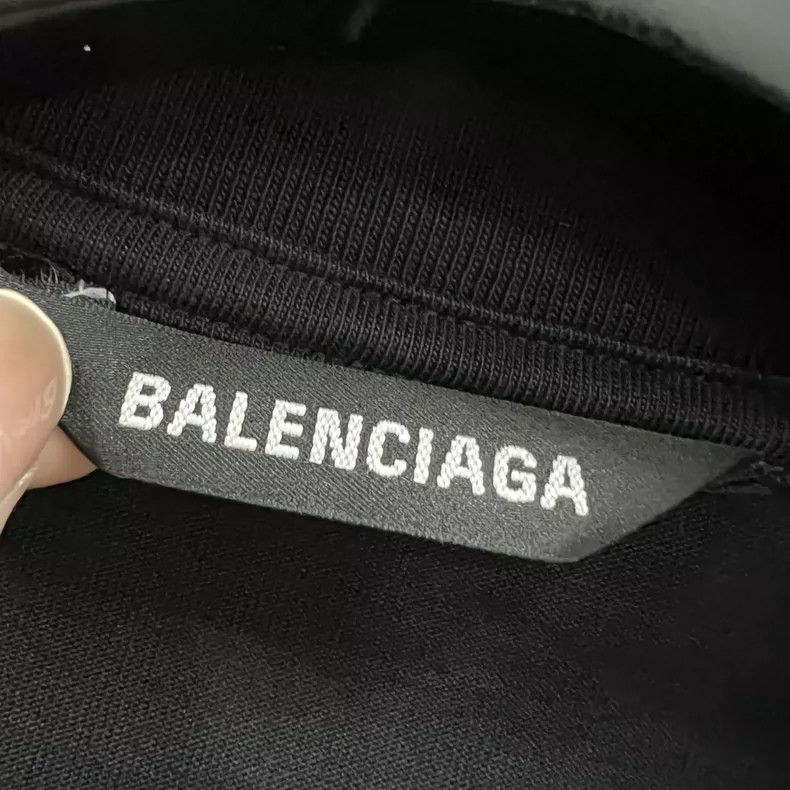 Balenciaga Balenciaga Patchwork Printed Logo Shirt Size US XS / EU 42 / 0 - 3 Thumbnail