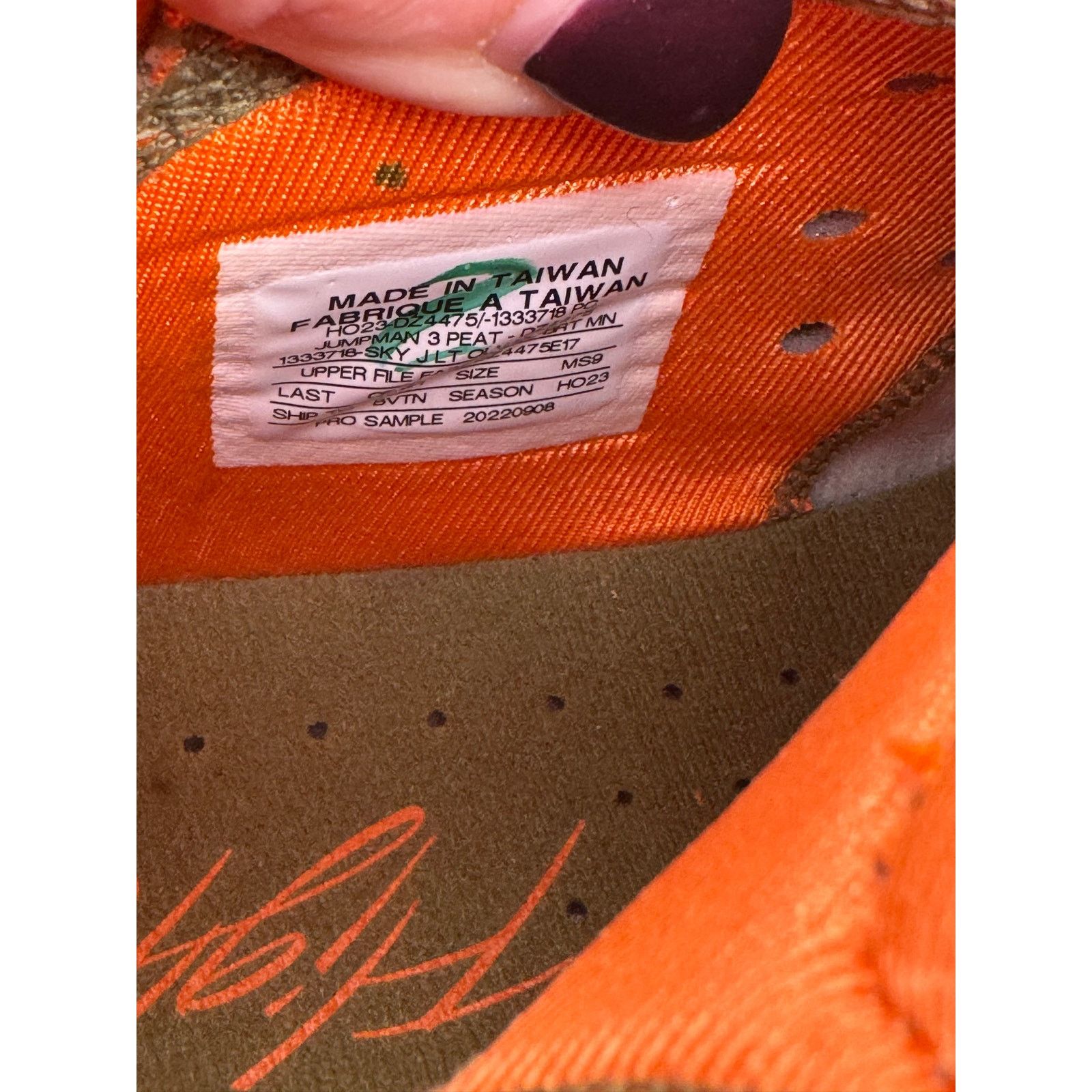 Other Mens Jordan Promo Sample Unreleased - Deadstock - Size 9 Size US 9 / EU 42 - 3 Thumbnail