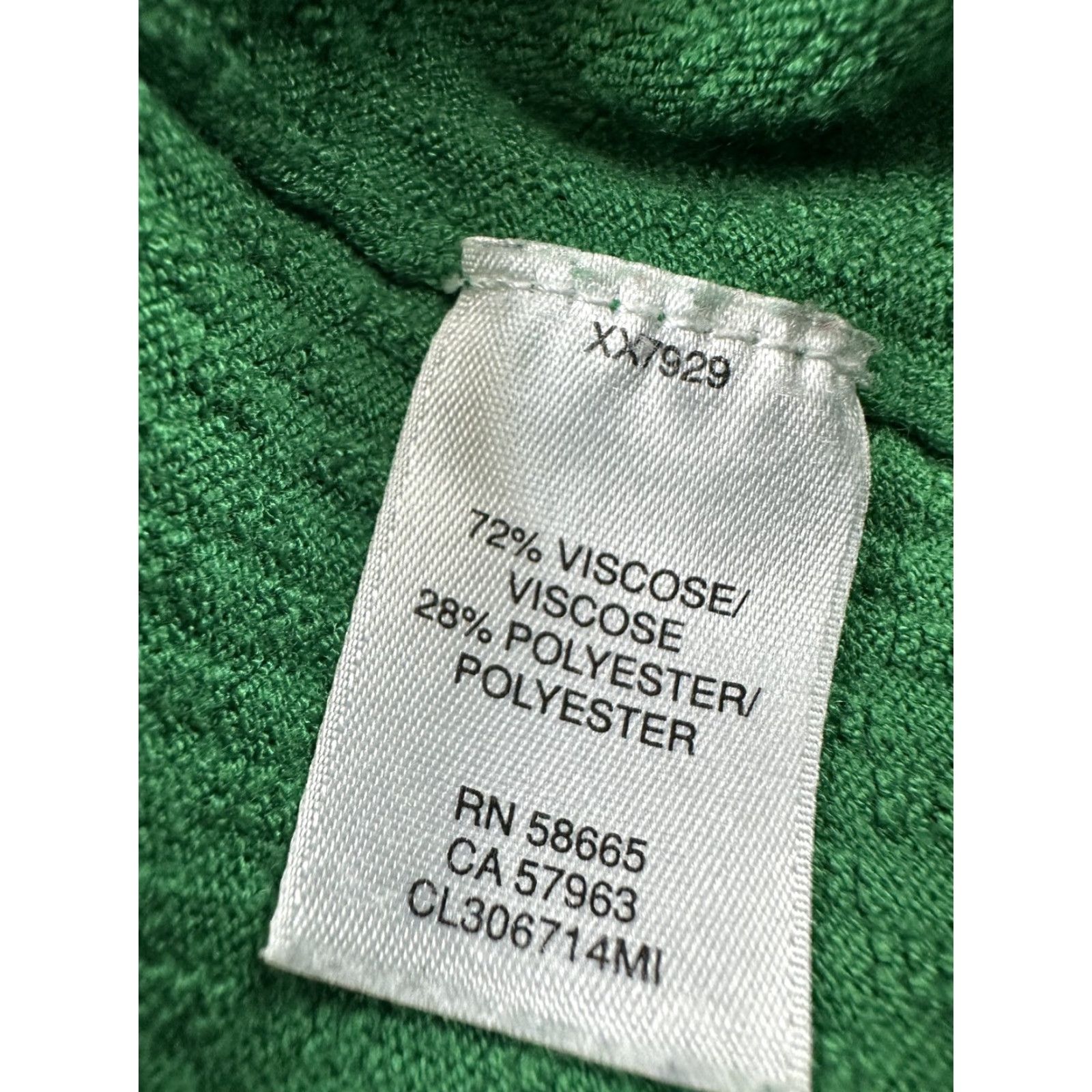 Vintage Classiques Entier Sweater Womens Large Green Textured Knit Pullover Crewneck Size L / US 10 / IT 46 - 5 Thumbnail