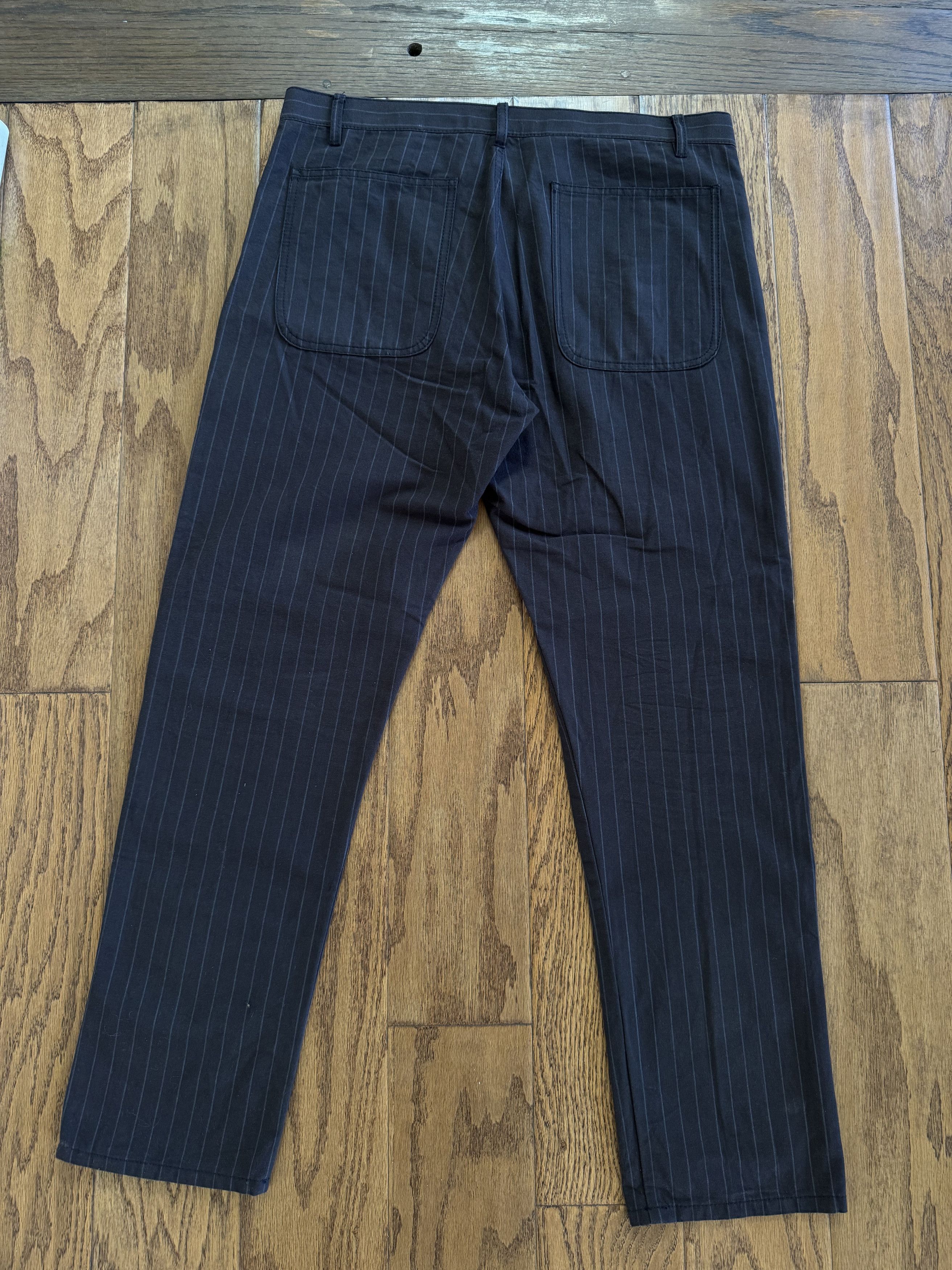 Comme des Garcons Comme des Garcons Pinstripes Pants Size US 32 / EU 48 - 2 Thumbnail