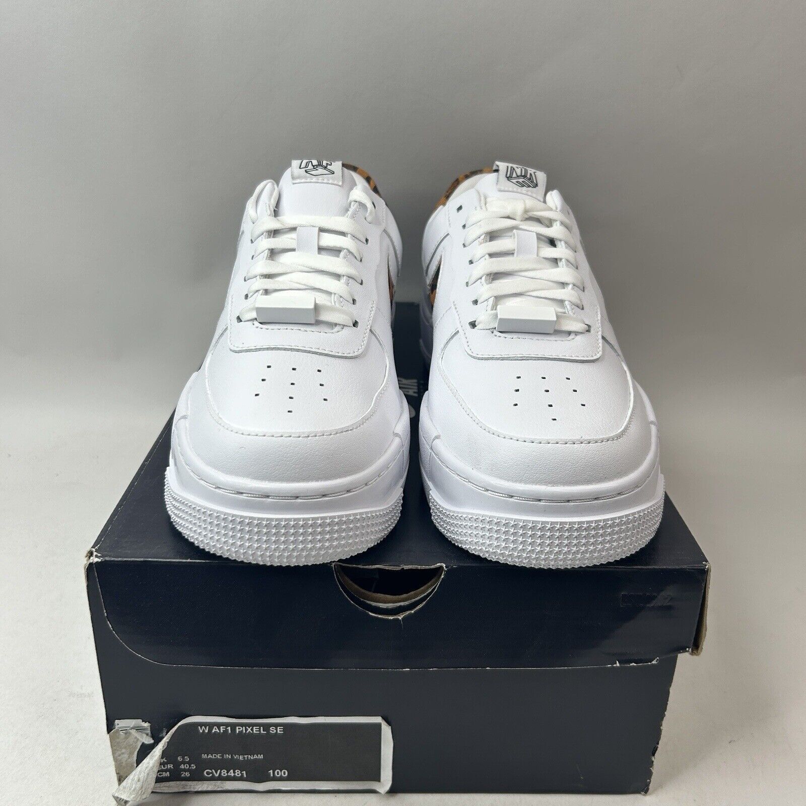Nike Nike Air Force 1 Low Pixel SE WMNS “White Leopard” 2024 Size US 9 / IT 39 - 2 Thumbnail