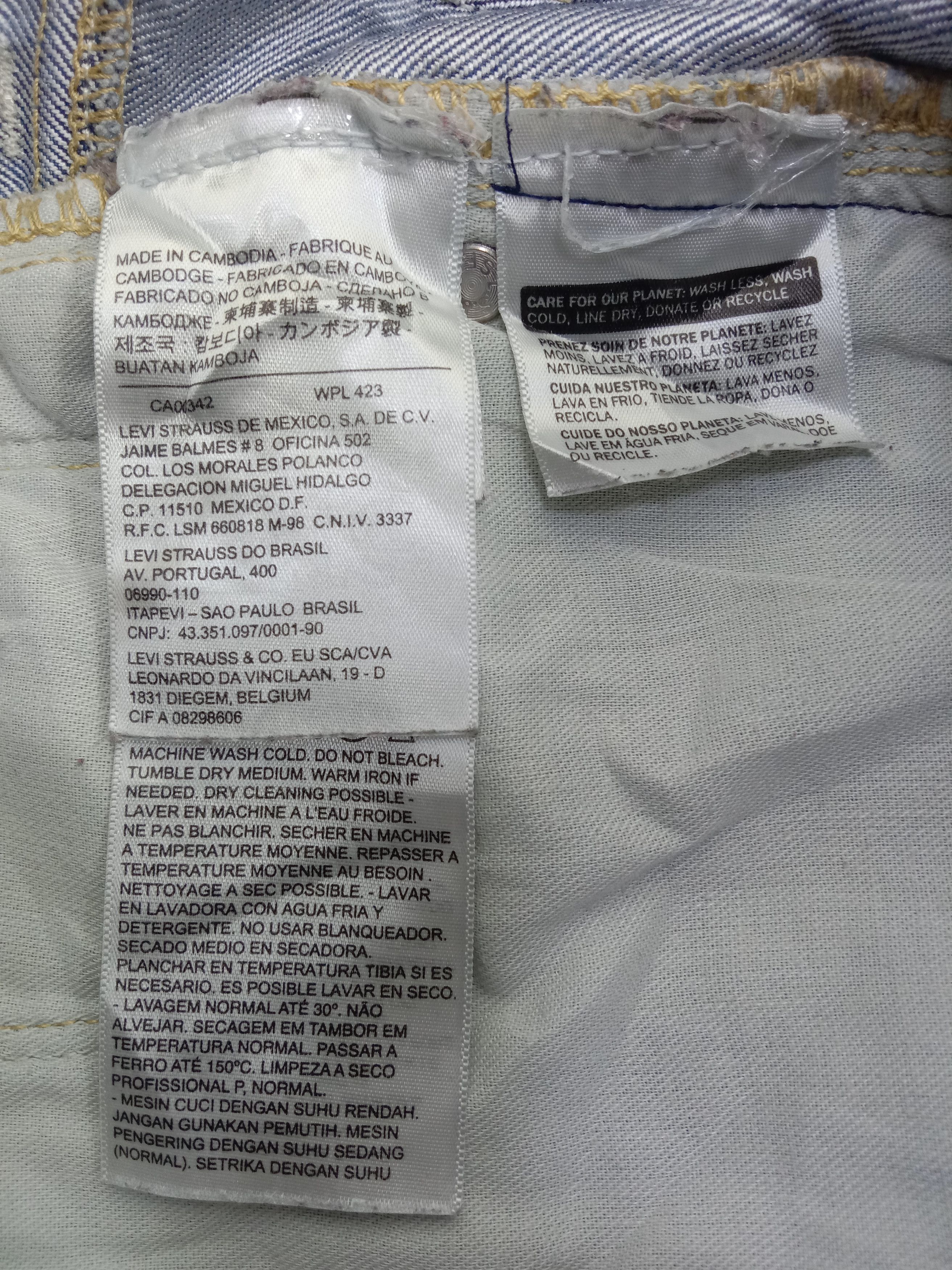 Levi's Vintage Levi's 663 Blue Wash Jeans Size 33" - 14 Thumbnail