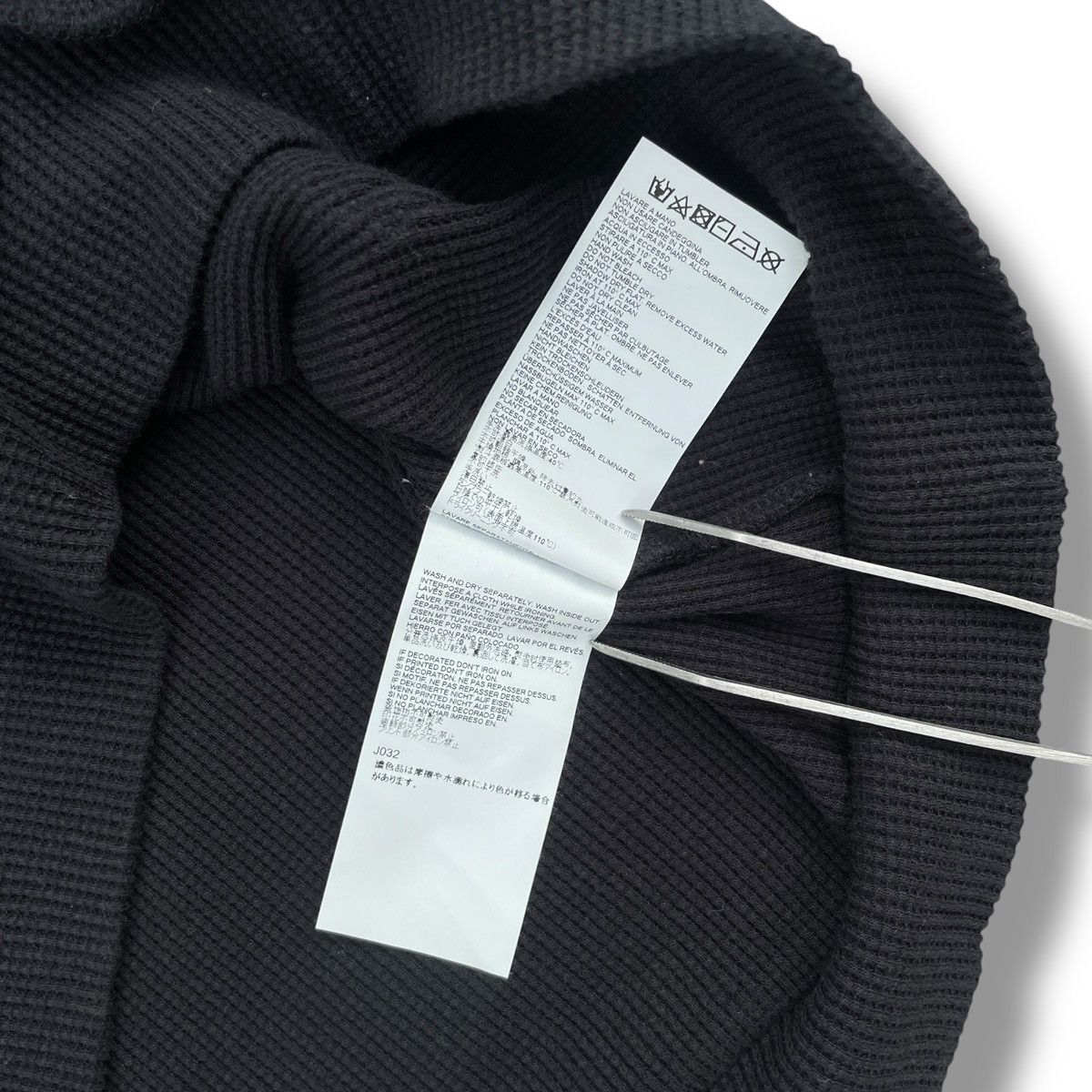 Maison Margiela Maison Margiela S/S18 Waffle Knit Atelier Hoodie Shirt Size US S / EU 44-46 / 1 - 8 Thumbnail