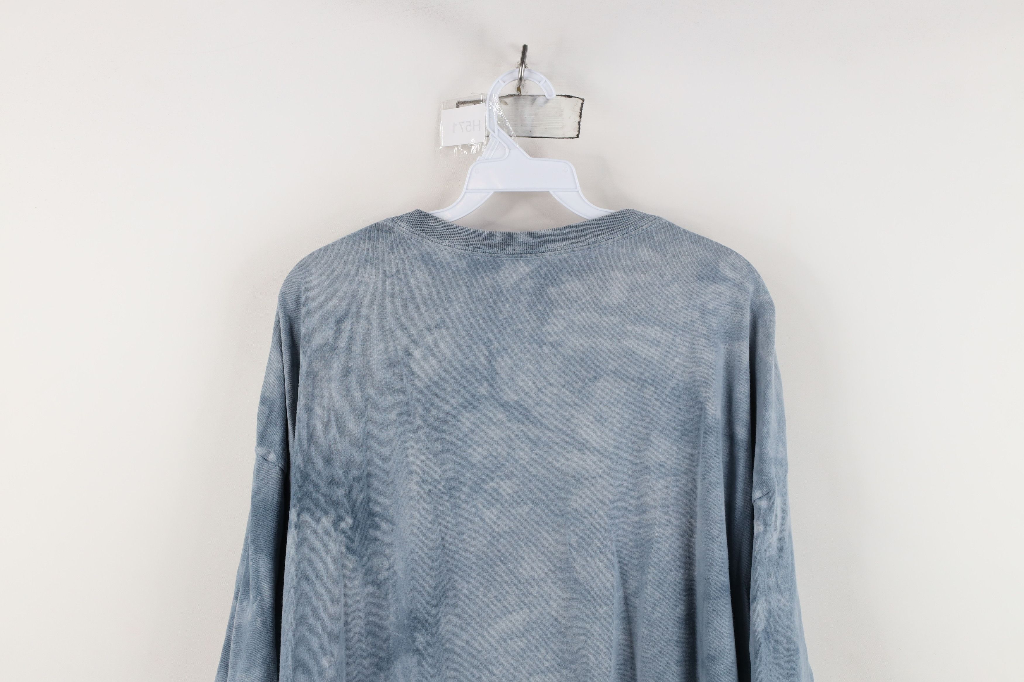 Vintage Vintage Y2K Streetwear Acid Wash Husky Dog Wolf T-Shirt Blue Size US XXL / EU 58 / 5 - 11 Thumbnail