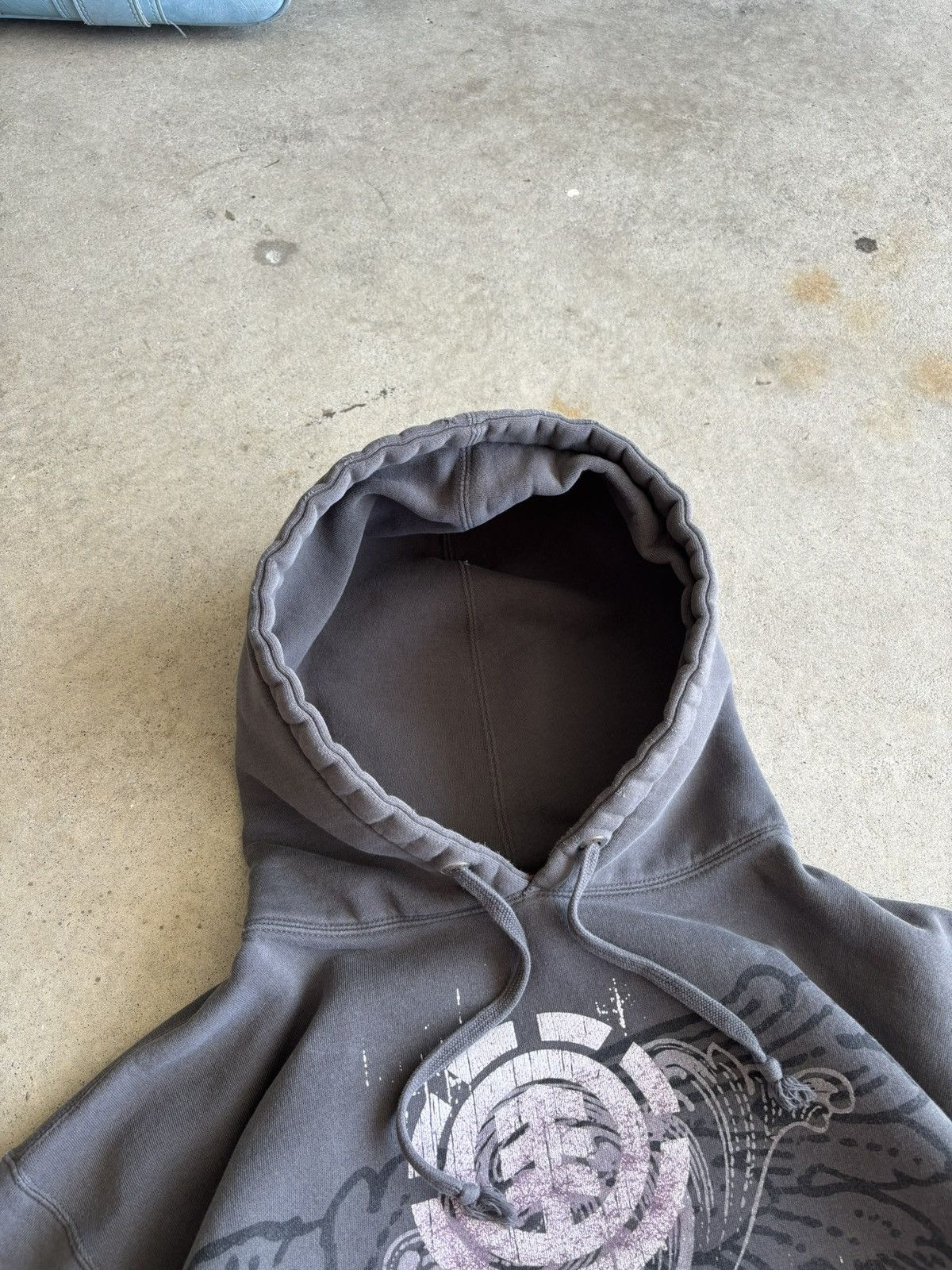 Element Vintage 90s Element Y2K Style Skate Surf Grey Hoodie Size US L / EU 52-54 / 3 - 4 Thumbnail