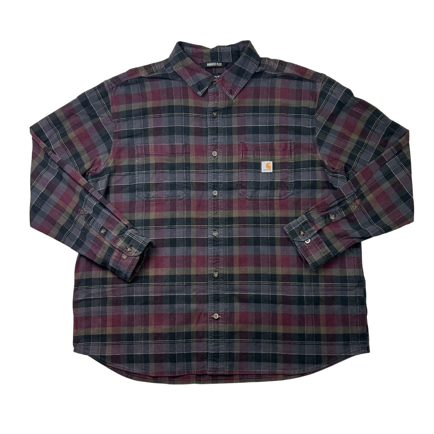 Carhartt Carhartt Rugged Flex Relaxed Fit Flannel Long-Sleeve Shirt Size US XXL / EU 58 / 5 - 1 Thumbnail