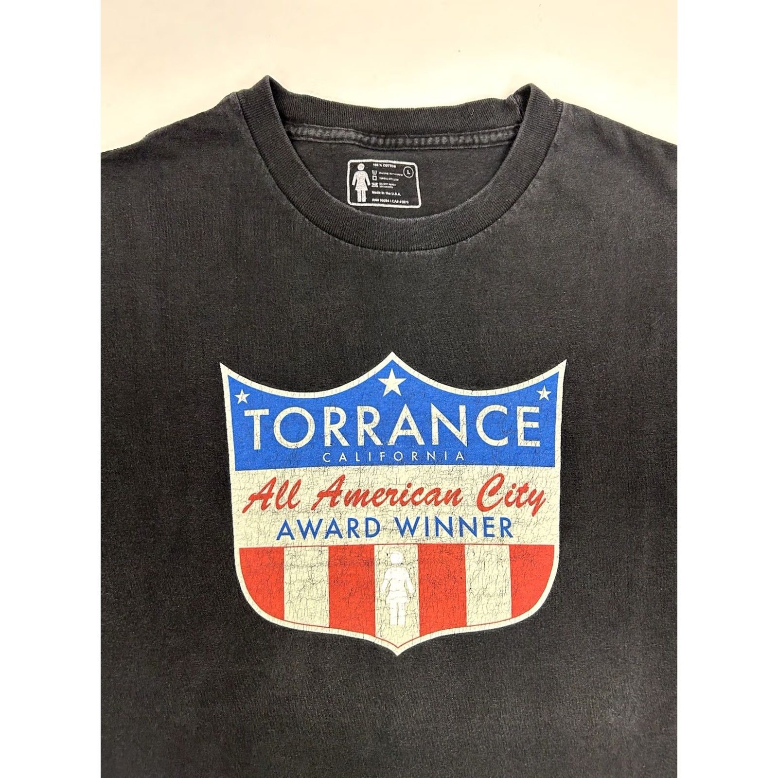 Vintage VINTAGE Girl Skateboards T-Shirt L Black Girl Skateboards Torrance California All American City 2000s Skateboarding Mens Size US L / EU 52-54 / 3 - 3 Thumbnail