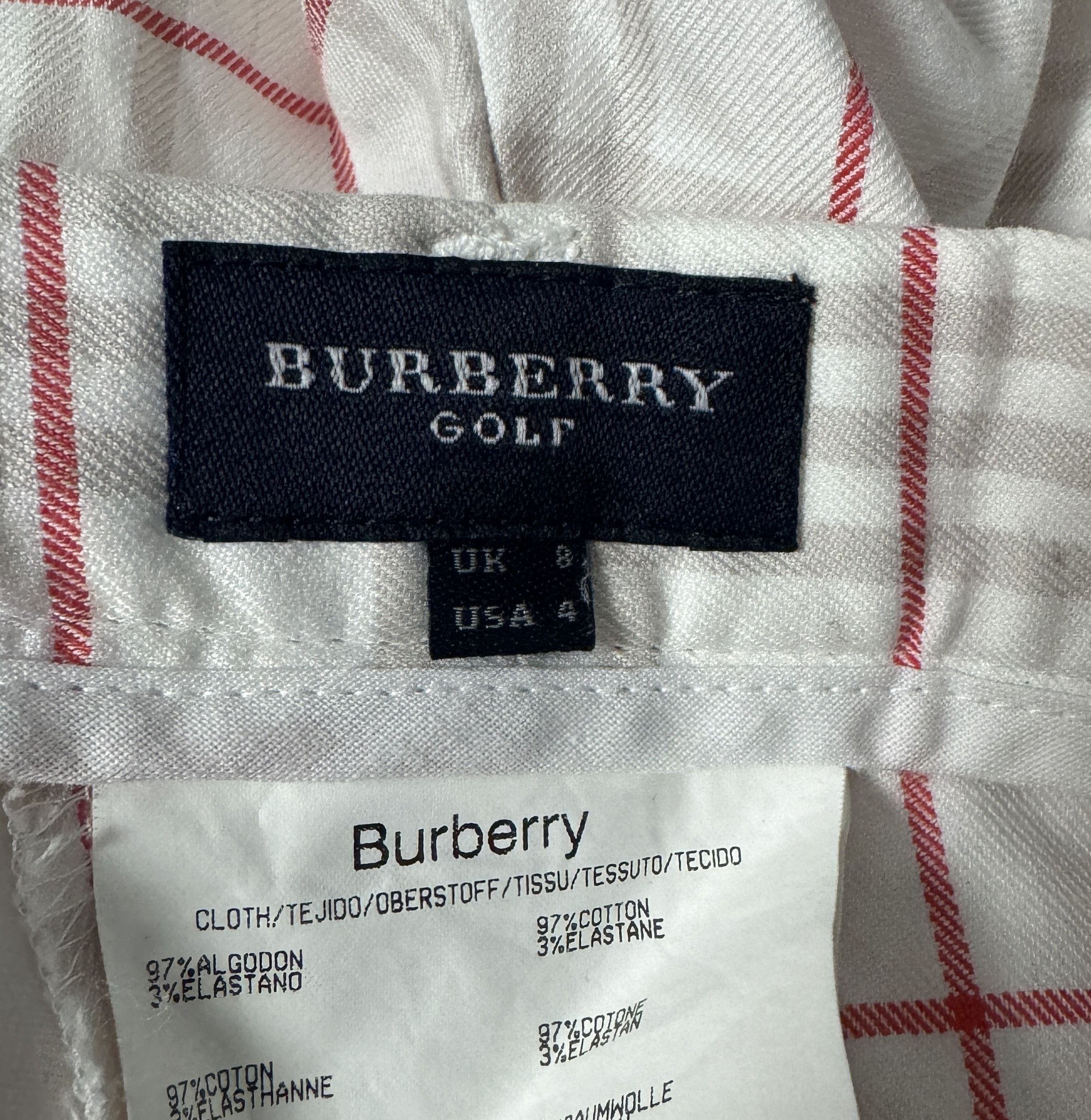 Burberry Burberry London Golf Nova Check Chino Shorts Size UK 8 US 4 Size 27" / US 4 / IT 40 - 6 Thumbnail