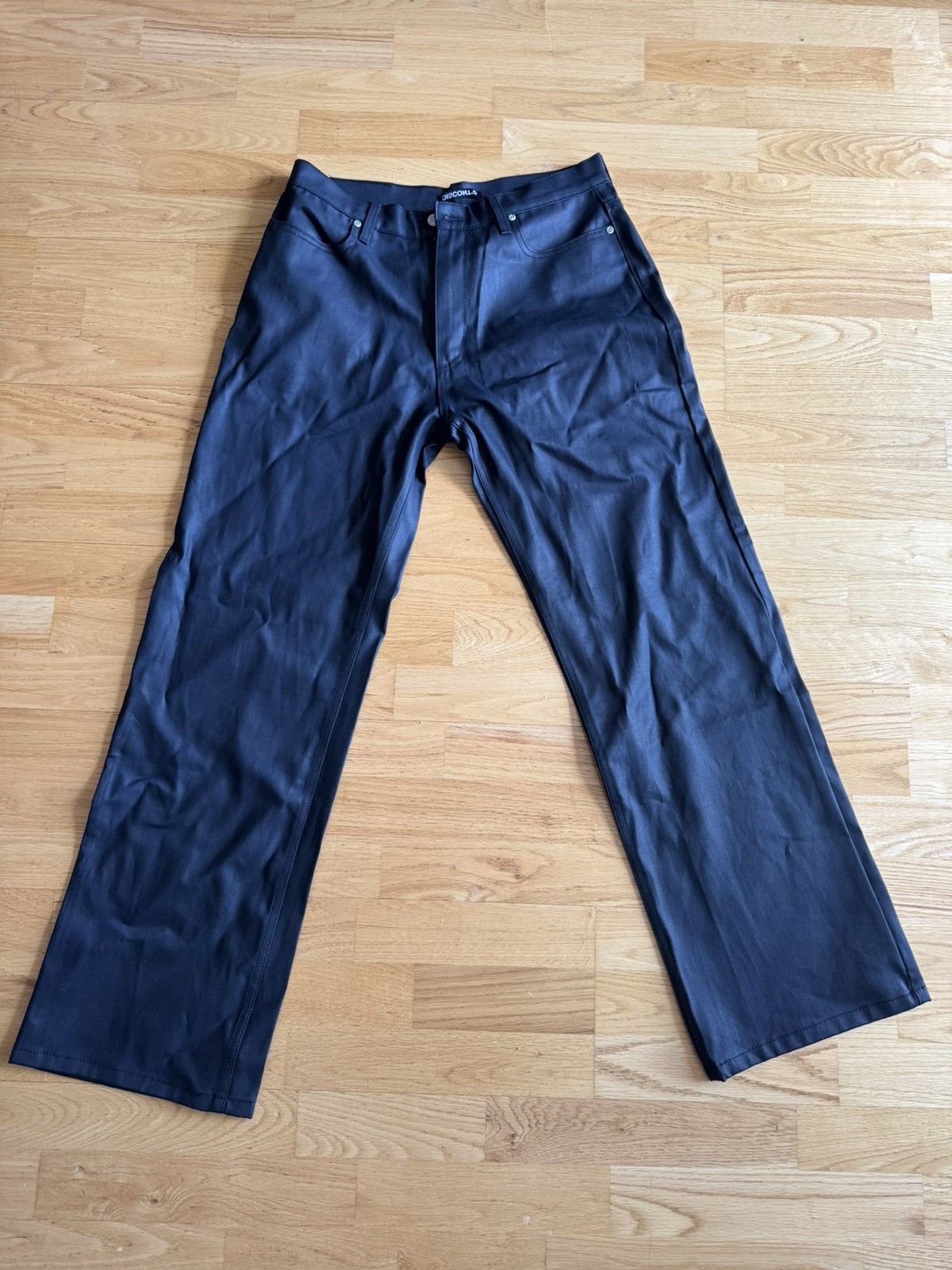 Other discont waxed wide leg denim Size US 32 / EU 48 - 2 Thumbnail