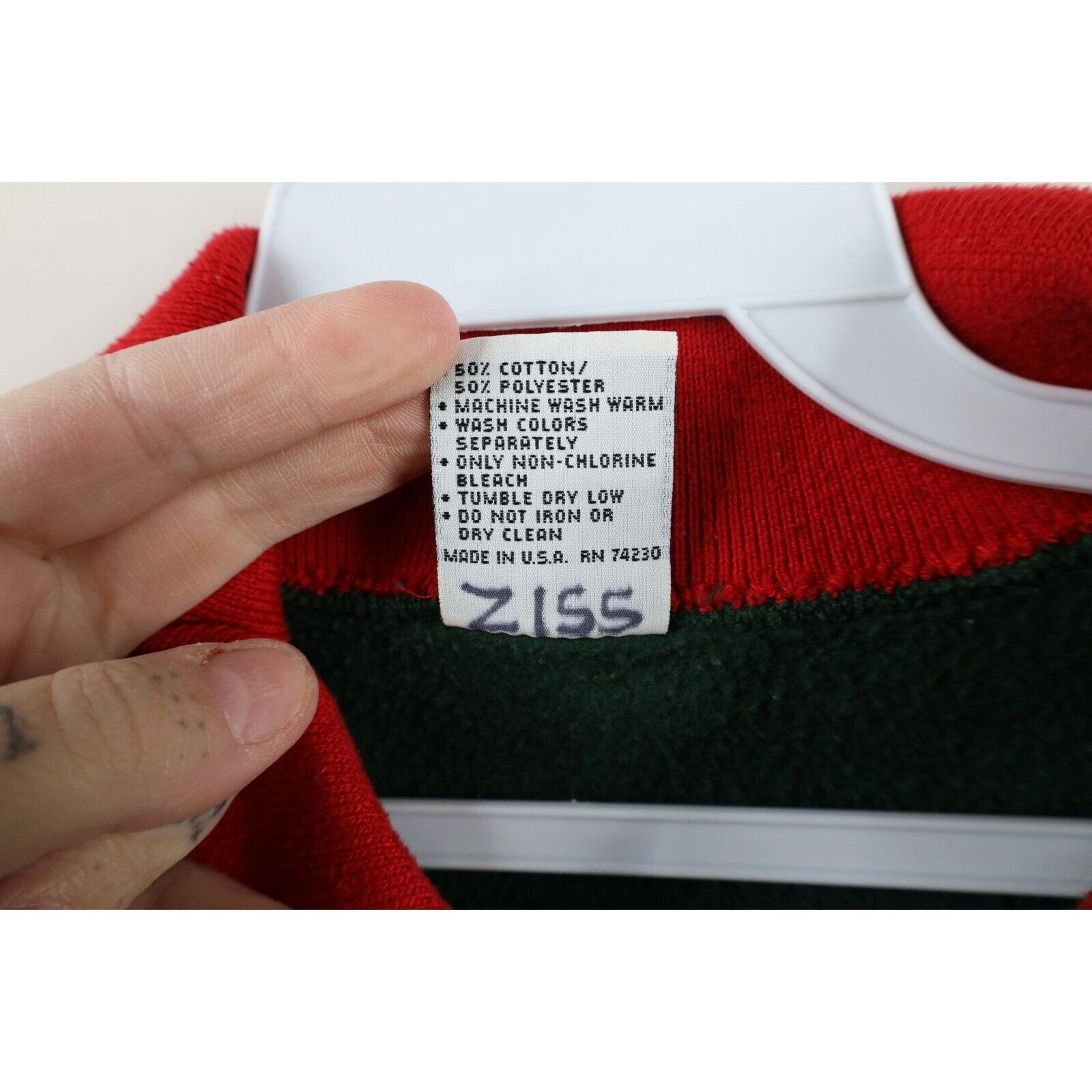 Vintage Vintage 90s Streetwear Christmas Puppy Cat Kitten Sweatshirt Size XL / US 12-14 / IT 48-50 - 7 Thumbnail