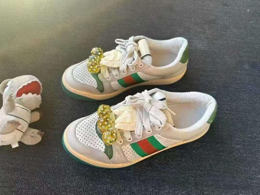 Gucci Gucci Cherry Dirty Shoes Size US 5.5 / IT 35.5 - 1 Thumbnail