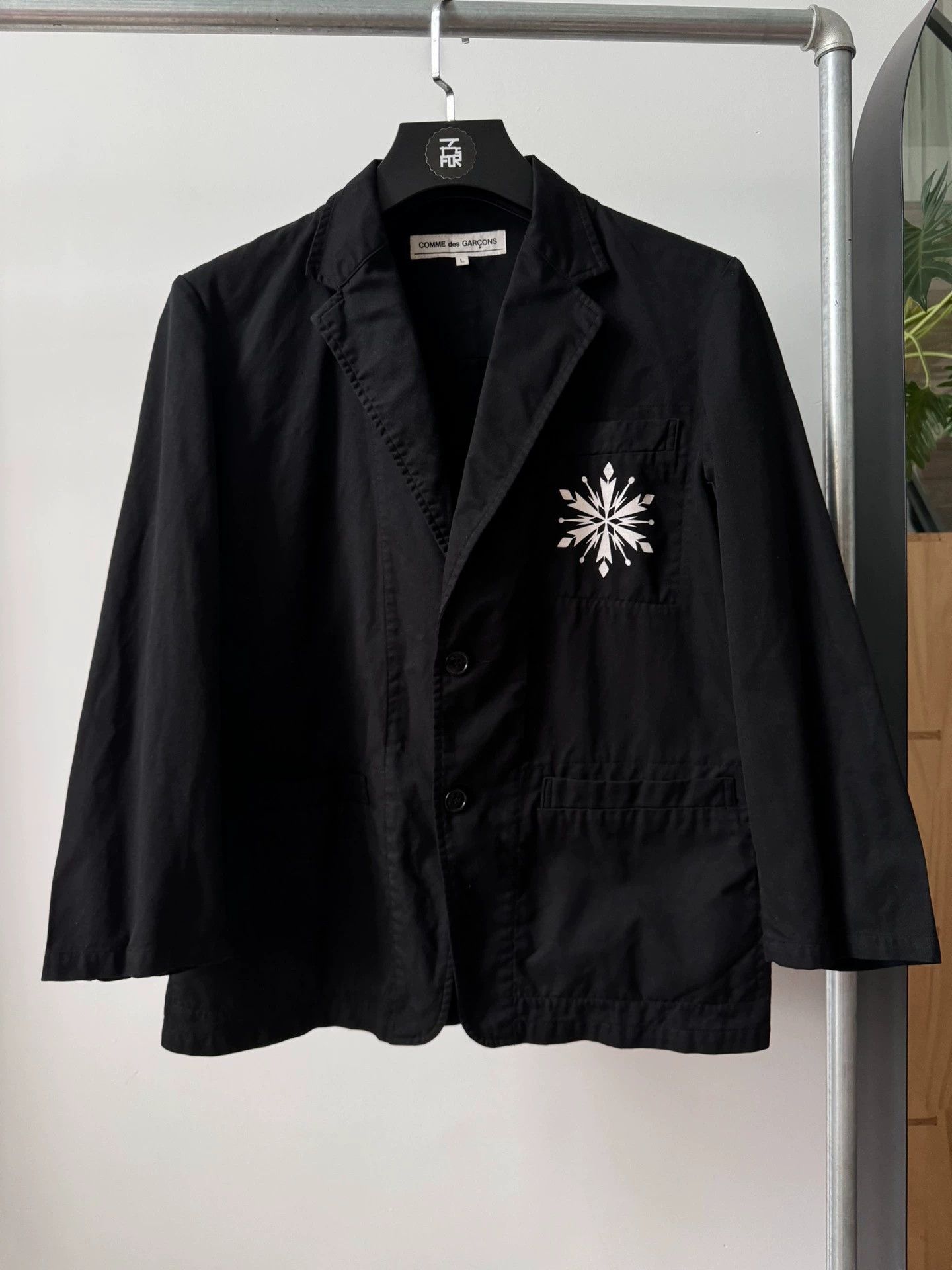 Comme des Garcons Comme des Garçons Rei Kawakubo Black Blazer Size L / US 10 / IT 46 - 1 Thumbnail