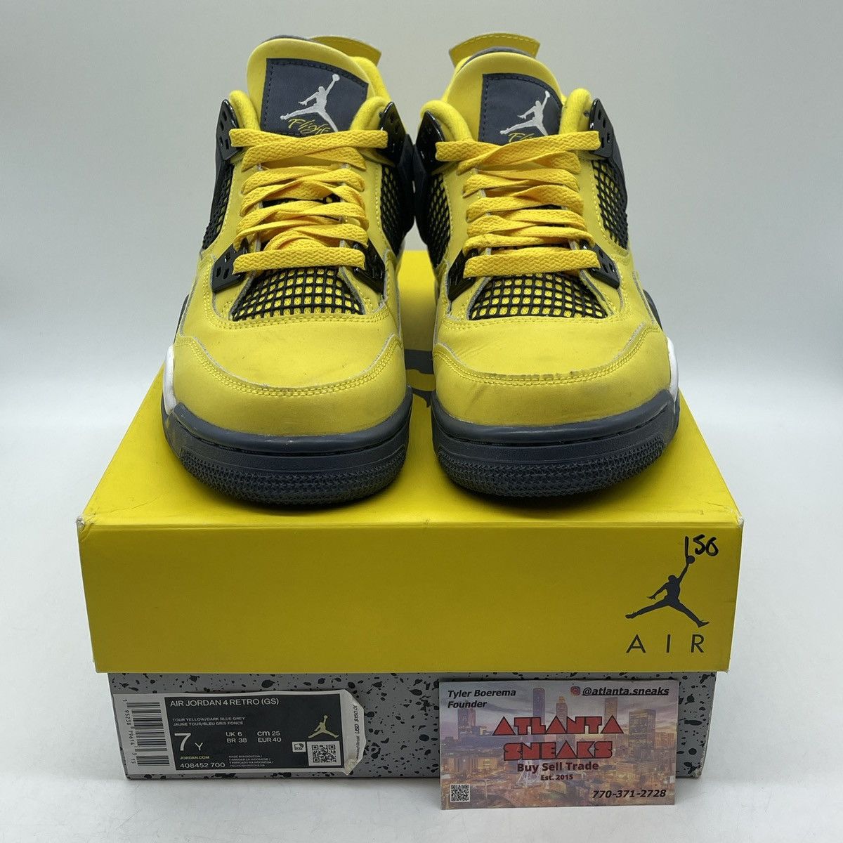 Jordan Brand Air Jordan 4 lightning Size US 7 / EU 40 - 2 Thumbnail