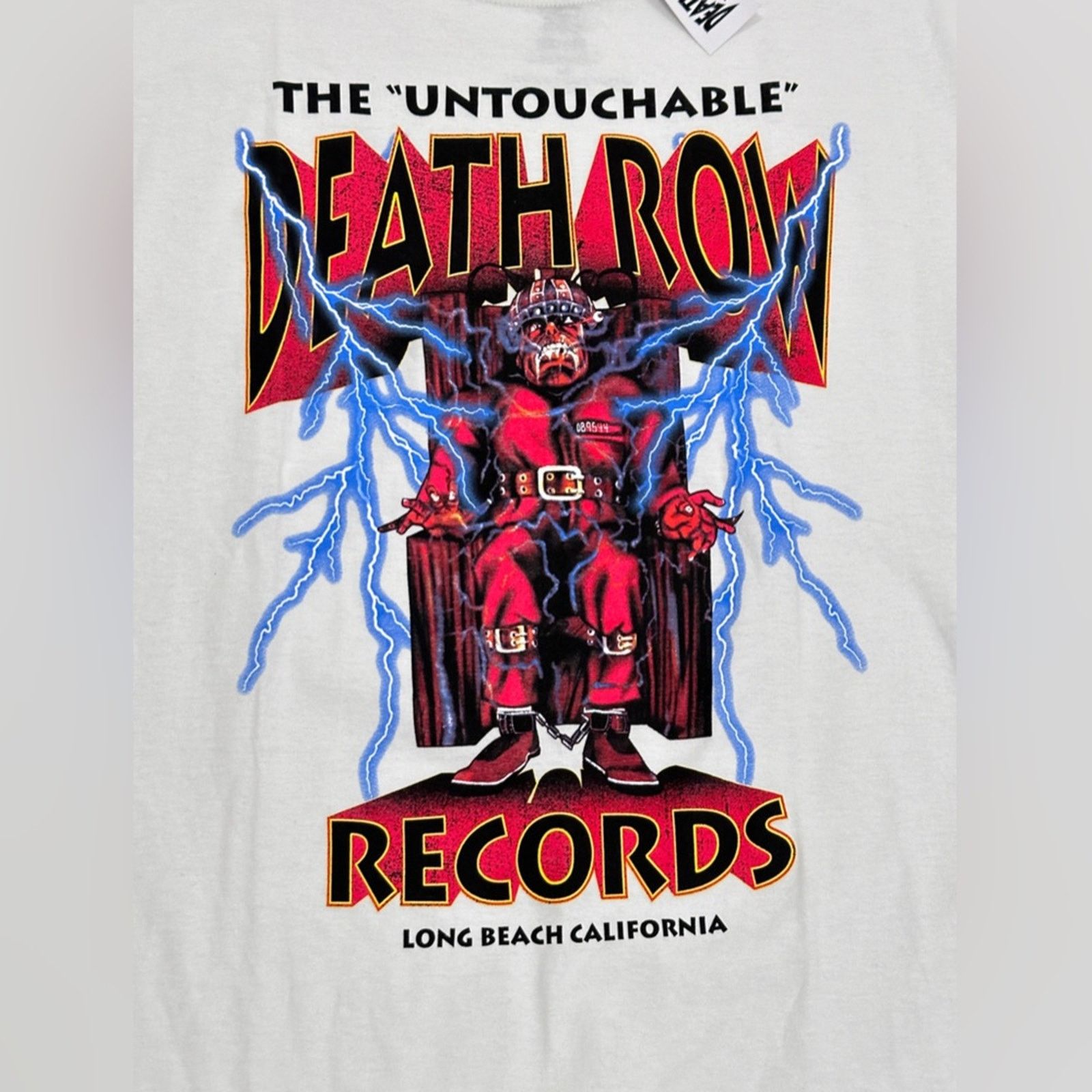Death Row Records NWT Death Row Records The Untouchable Chair Tee Size US L / EU 52-54 / 3 - 2 Thumbnail