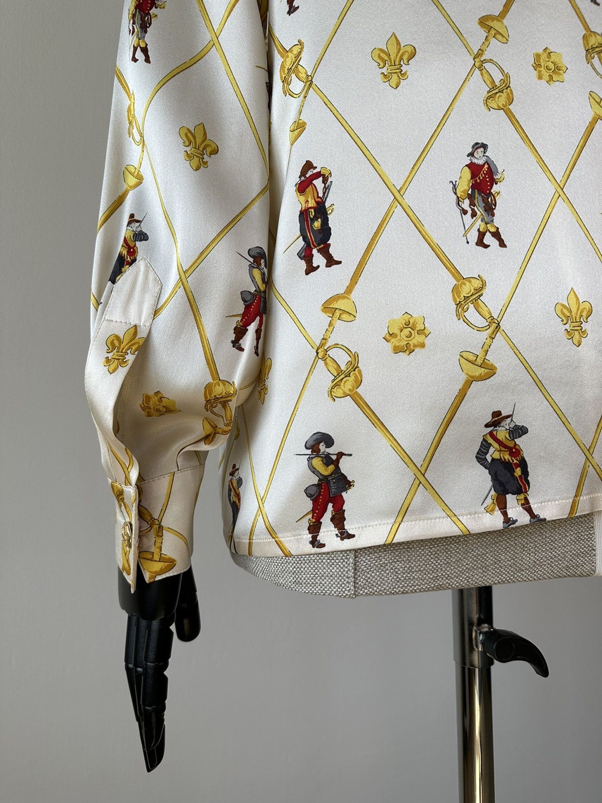 Escada Vintage ESCADA Margaretha Ley 100% Silk Musketeer Shirt Size XS / US 0-2 / IT 36-38 - 8 Thumbnail