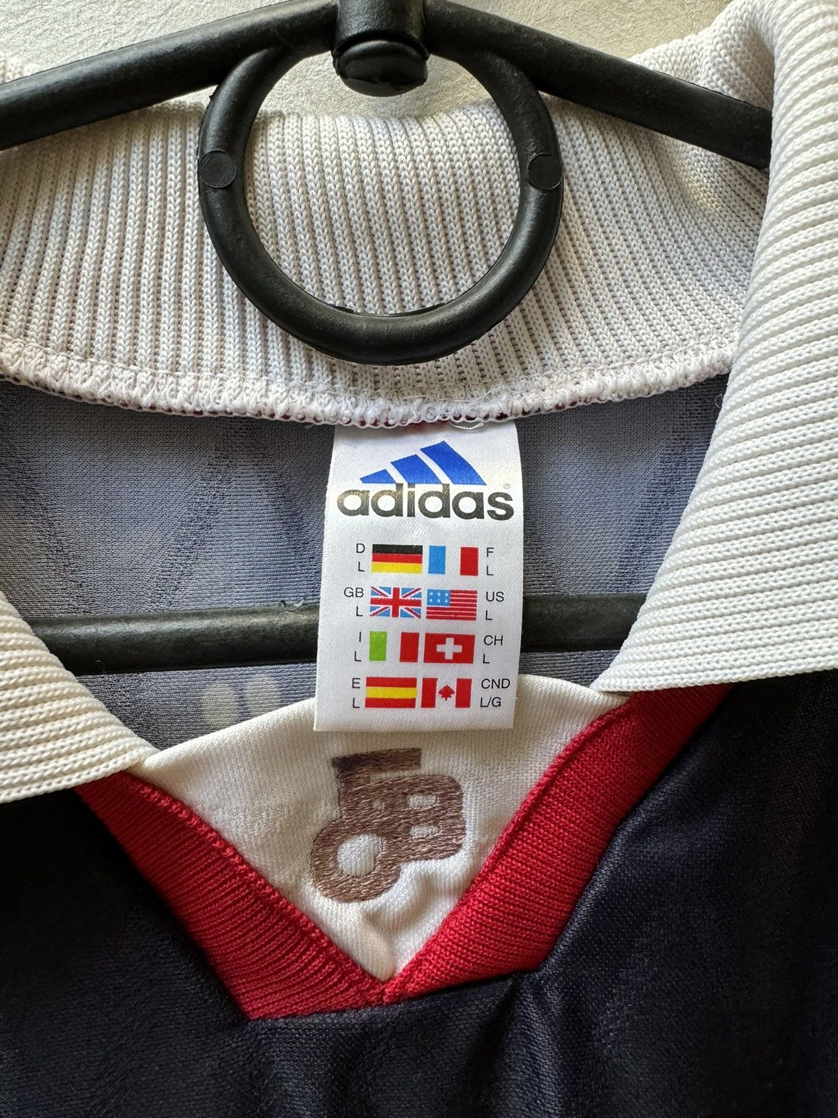 Adidas × Vintage Bayern Munich Munchen 1997 Elber Home Soccer Jersey Shirt Size US L / EU 52-54 / 3 - 5 Thumbnail