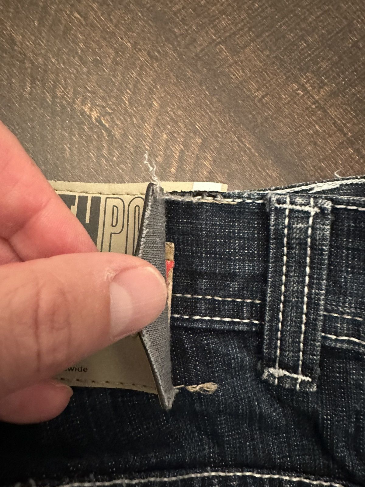 Southpole VTG Southpole Men’s Dark Blue Red Tab Denim Shorts-32x13 Size US 32 / EU 48 - 13 Thumbnail