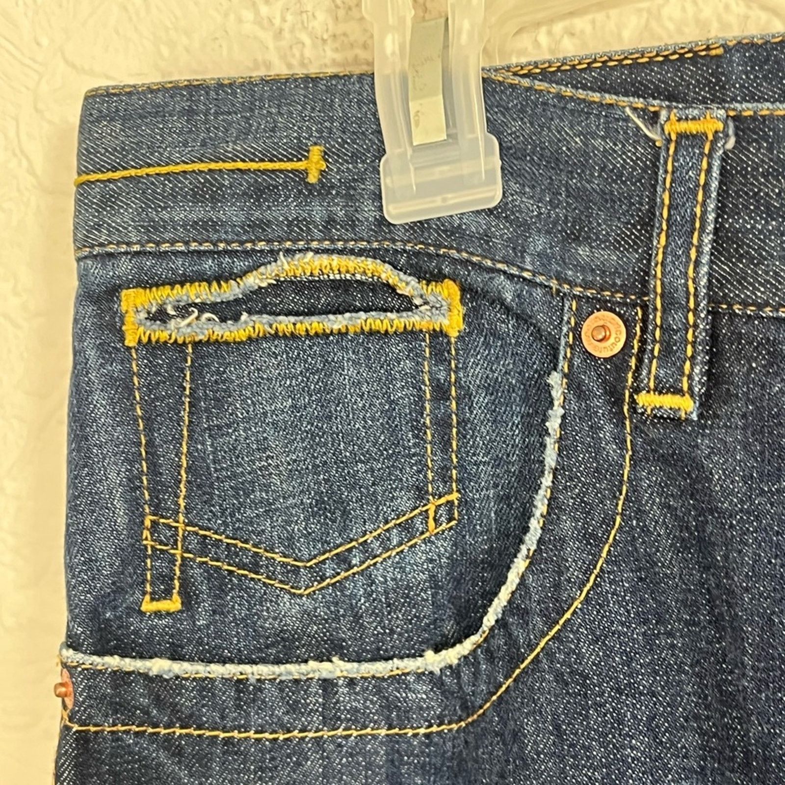 Vintage VTG Y2K Meezan Art Couture 34x29.5 Blue Jeans Blue Wide-Leg Size US 34 / EU 50 - 3 Thumbnail