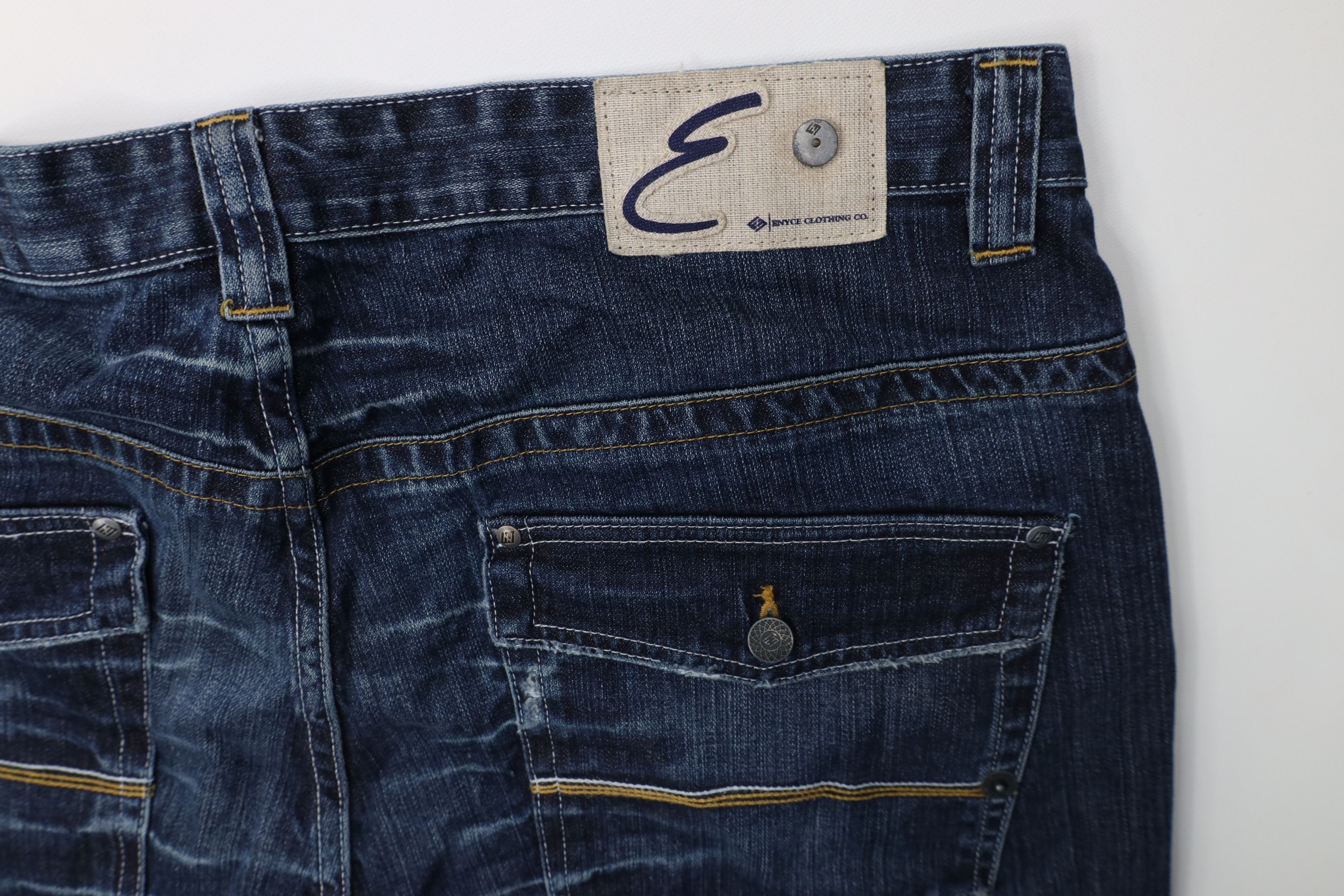Vintage Vintage 90s Y2K Enyce Baggy Fit Wide Leg Denim Jeans Blue Size US 40 / EU 56 - 16 Thumbnail