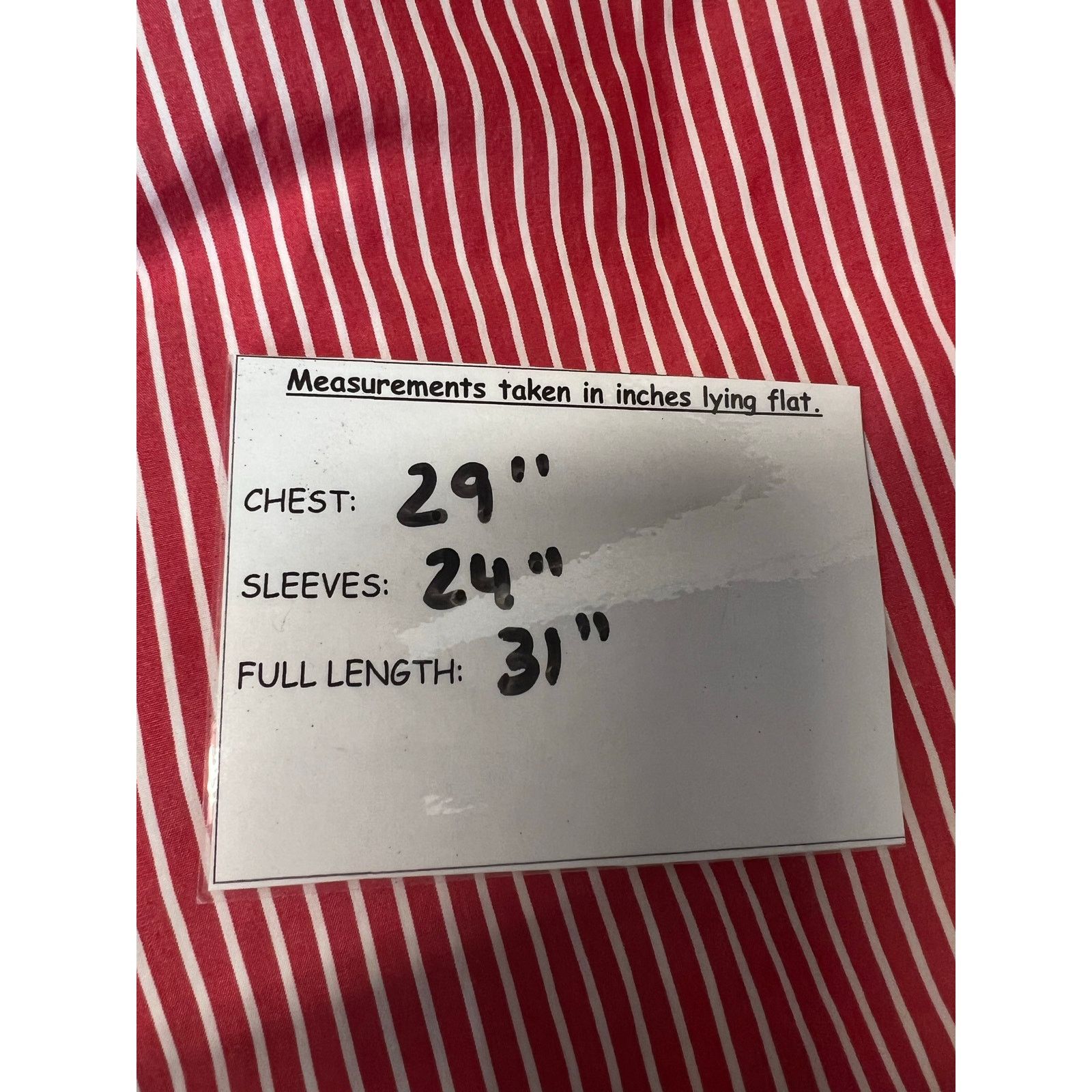 Ralph Lauren Ralph Lauren Big Shirt 100% Cotton Men's Large Red White Size US L / EU 52-54 / 3 - 6 Thumbnail